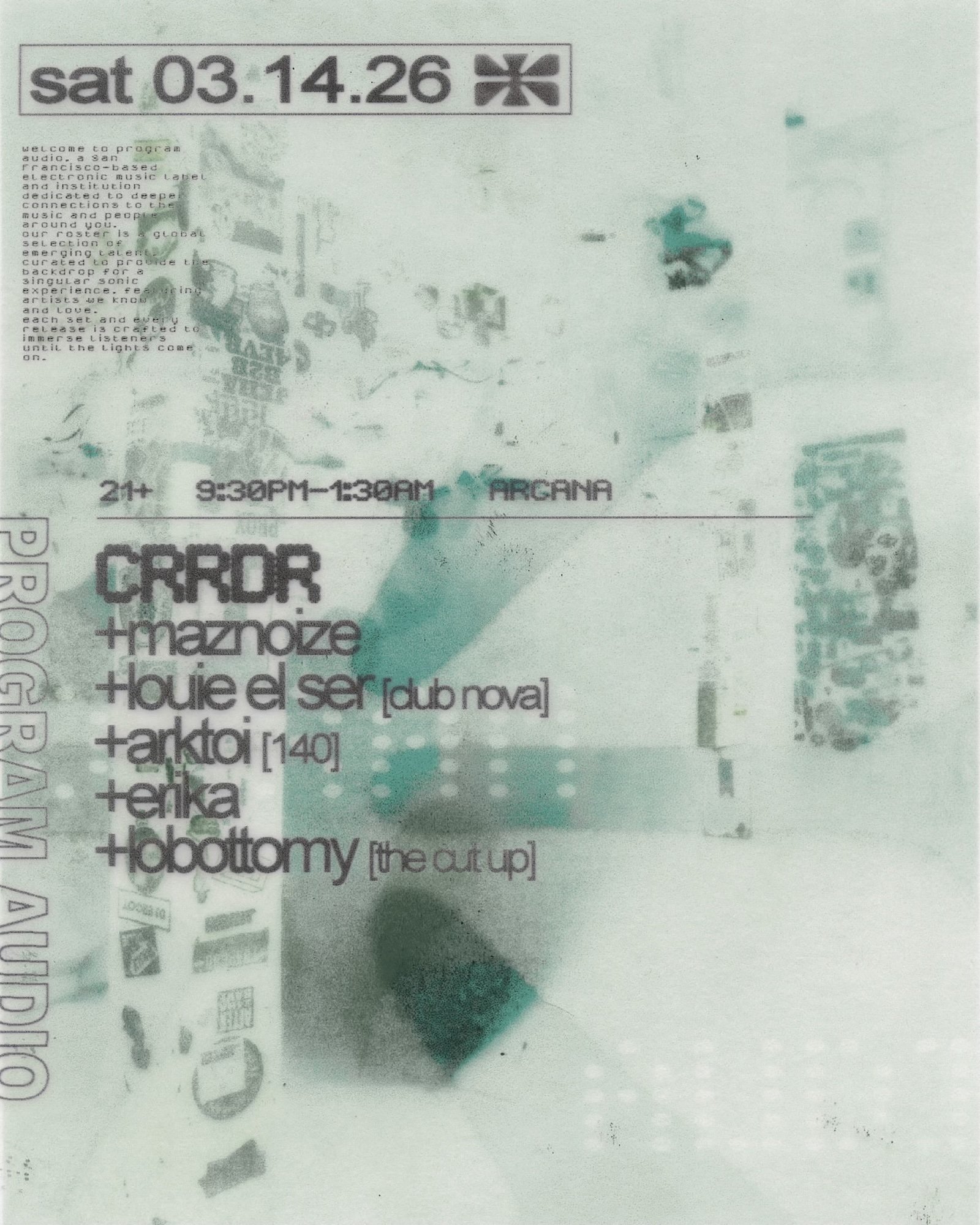 program audio: CRRDR