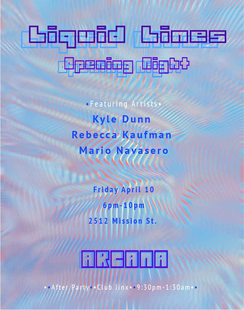 Exhibition Opening: “Liquid Lines” 