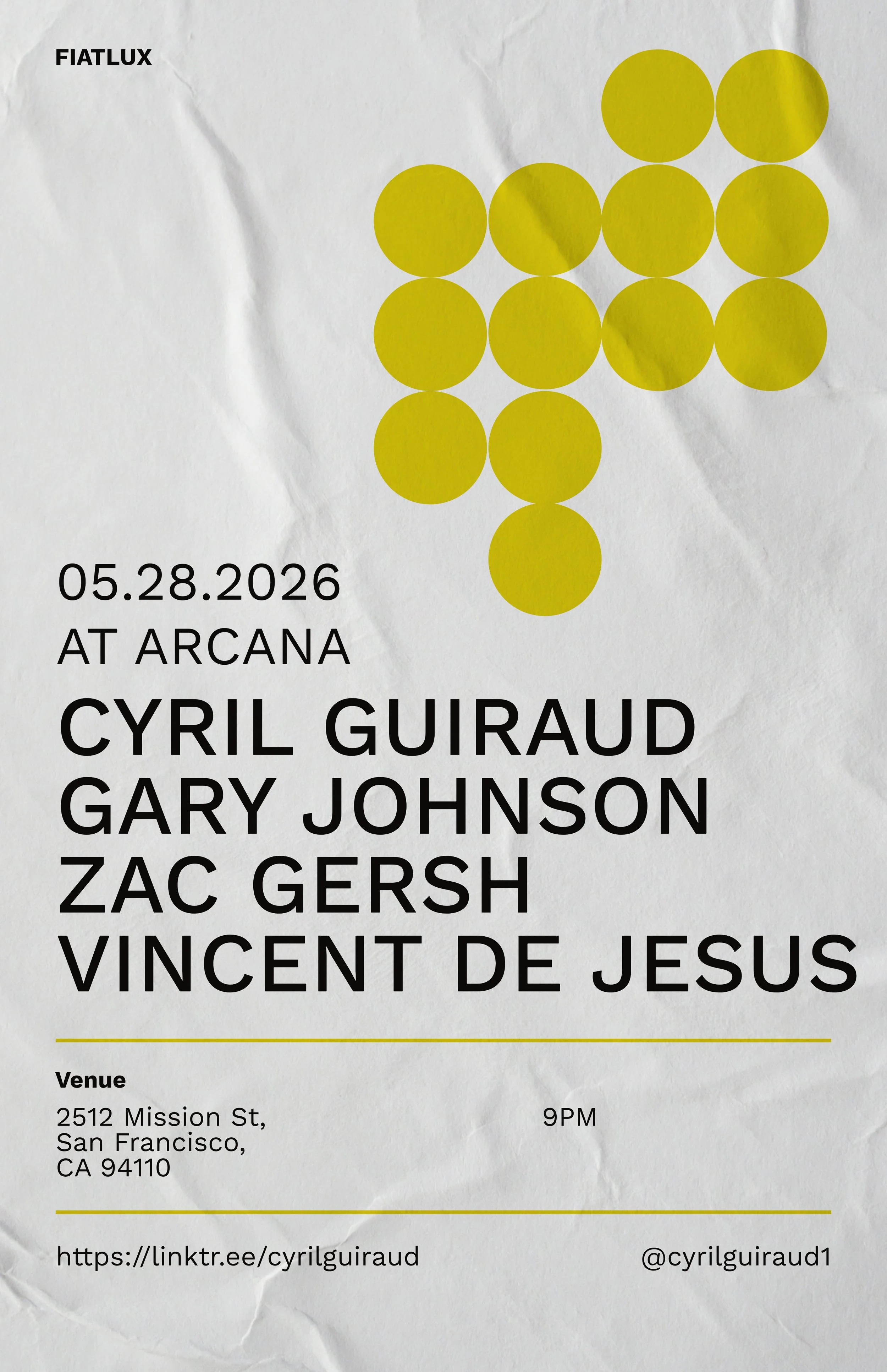 Live Band: Cyril Guiraud &amp; Friends