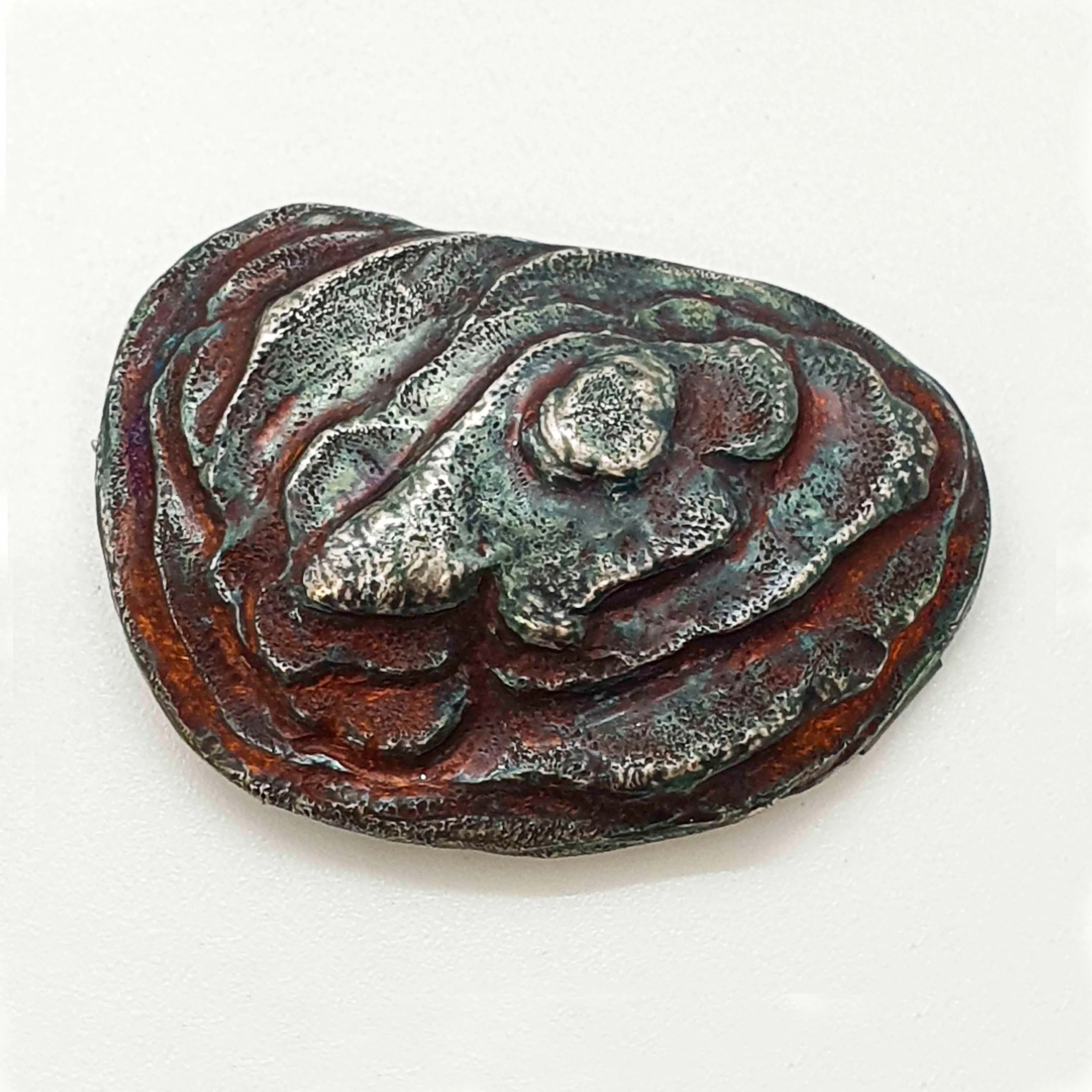 SCHIST brooch coloured 