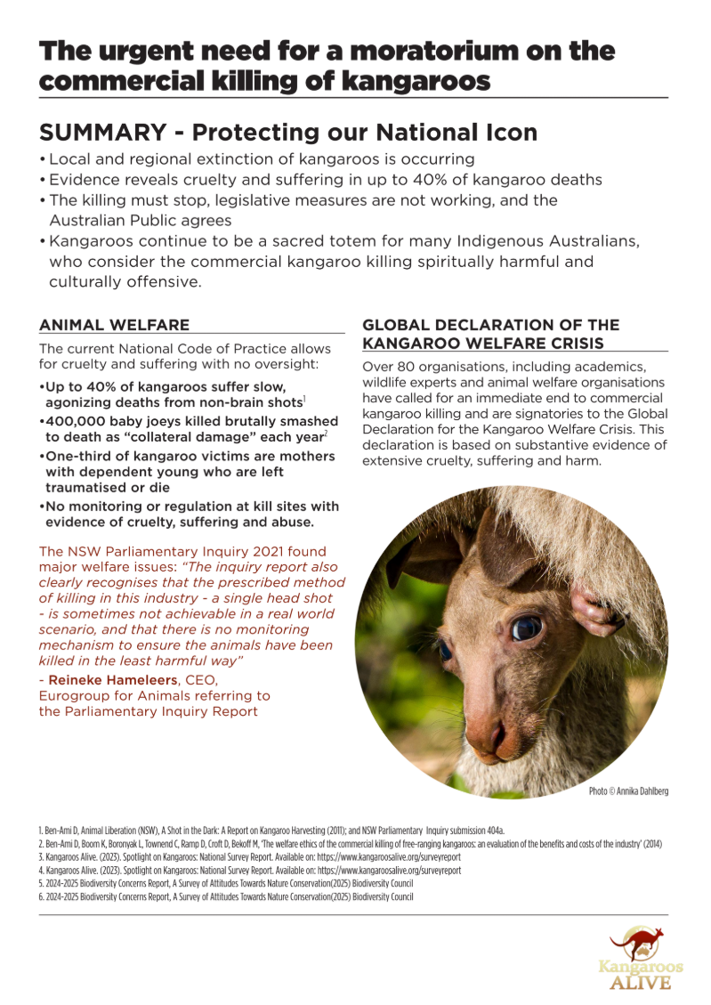 The Australian Kangaroo Briefing Paper&nbsp;