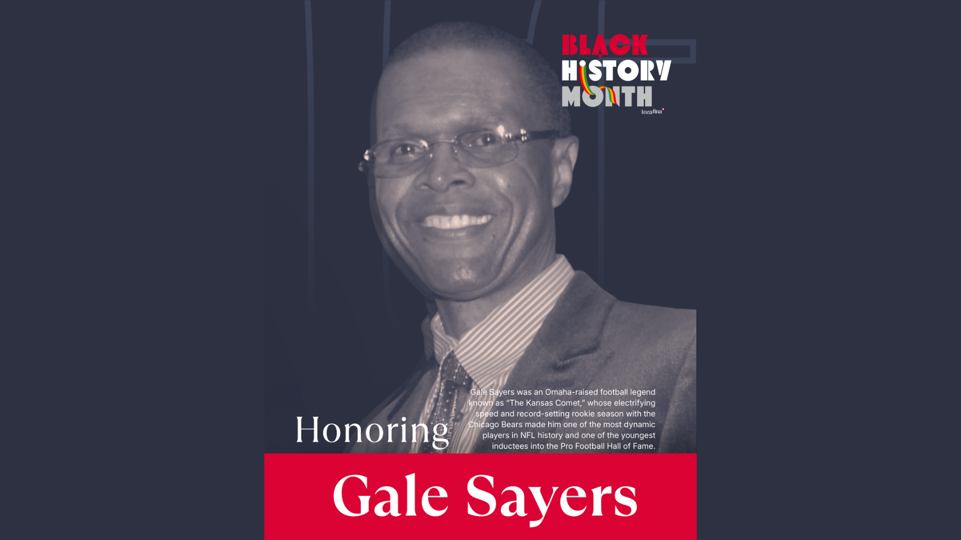 Gale Sayers: Omaha’s Elusive “Kansas Comet”