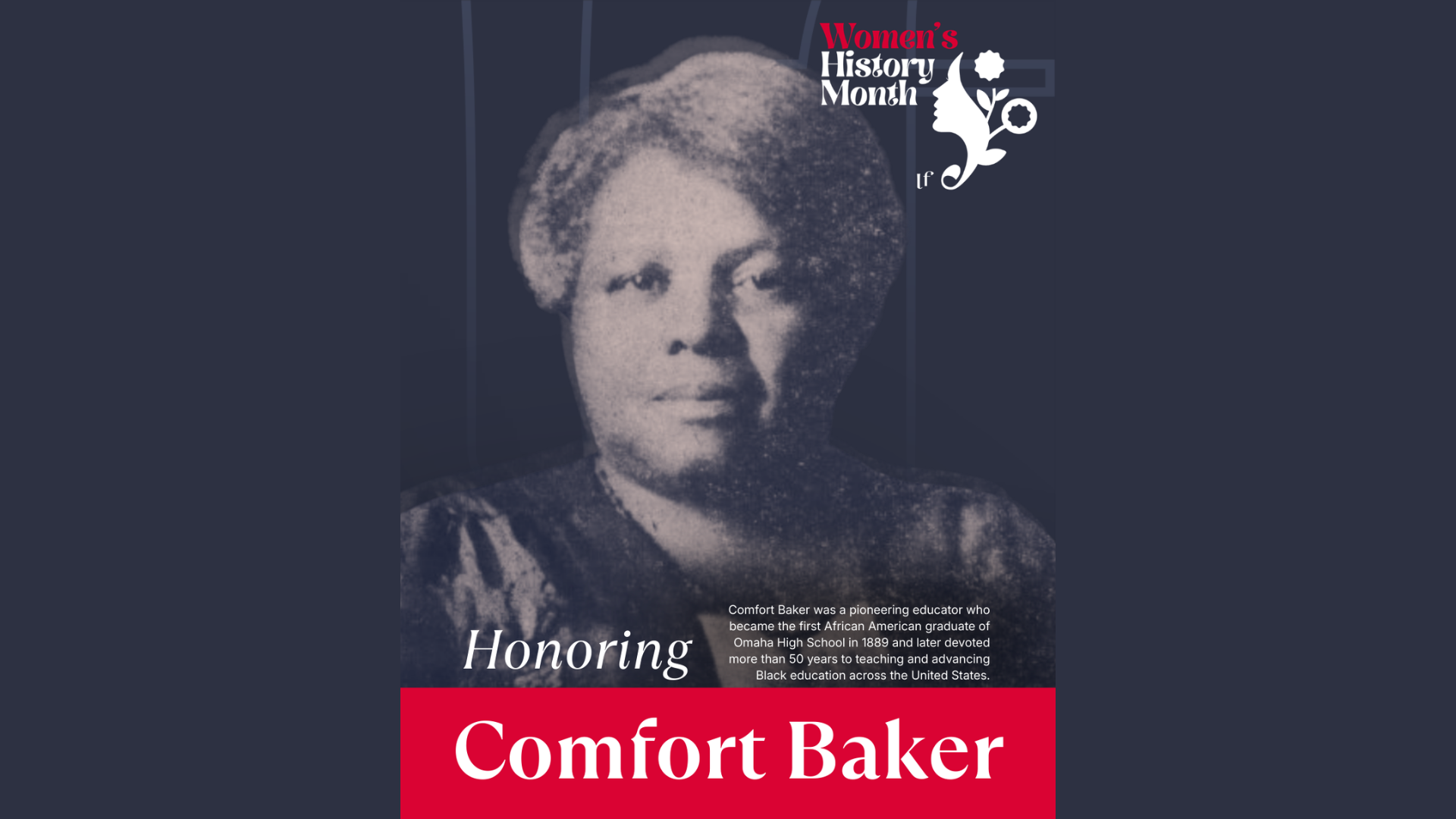 Comfort Baker: Omaha’s First Black High School Graduate and a Life in Education