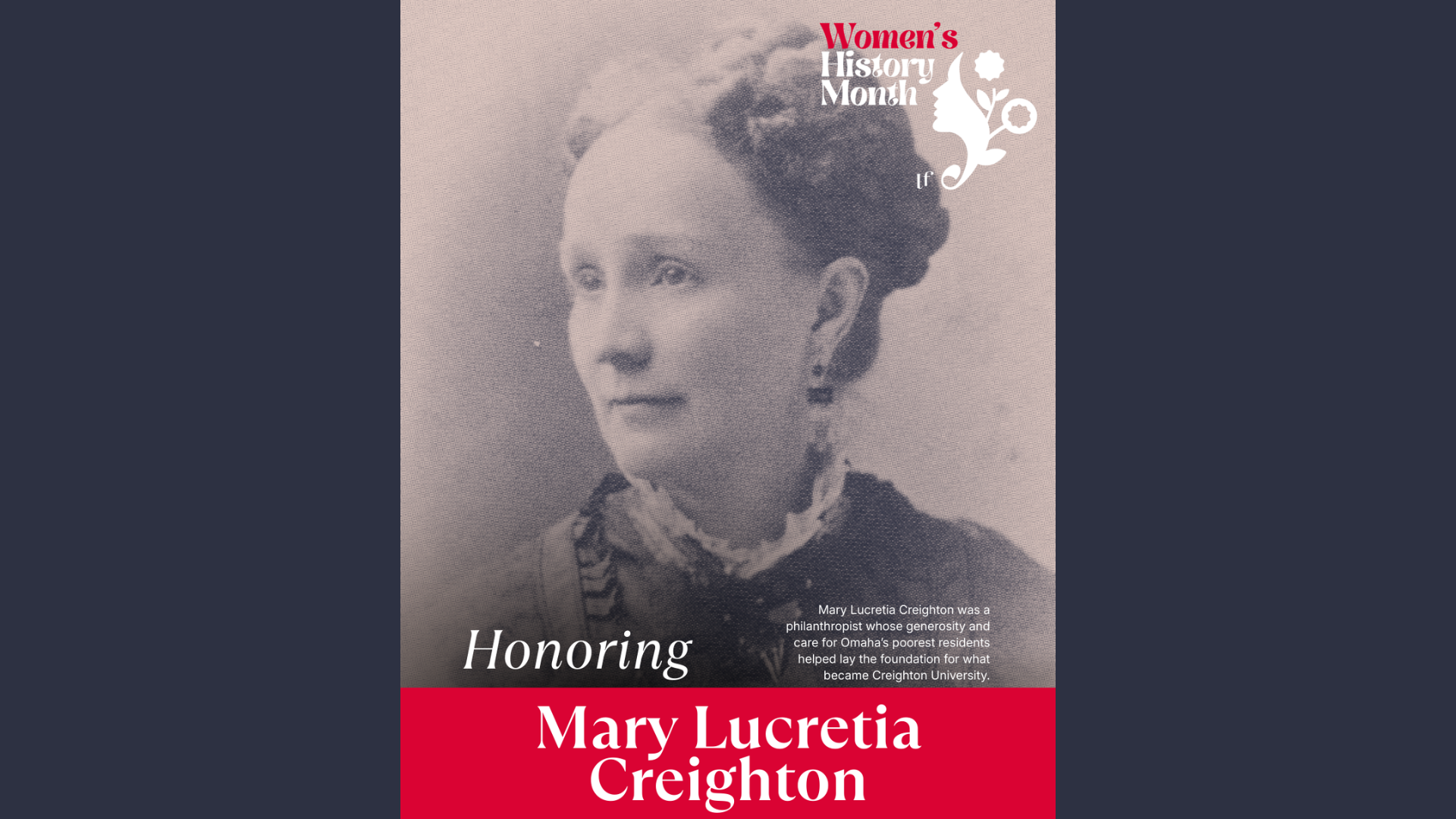 Mary Lucretia Creighton: A Legacy of Quiet Generosity
