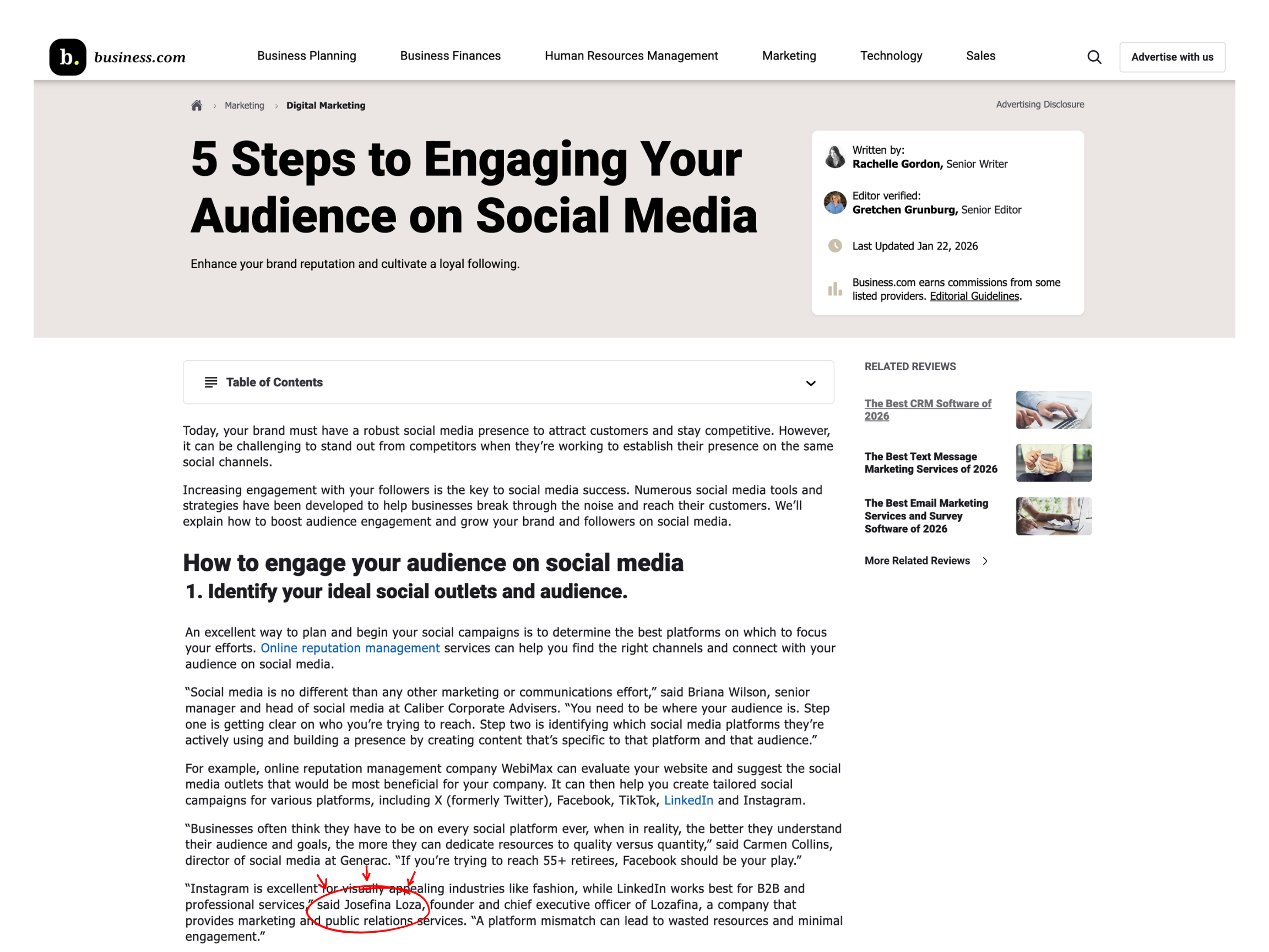 Lozafina Featured in Business.com Amid a Defining First Quarter