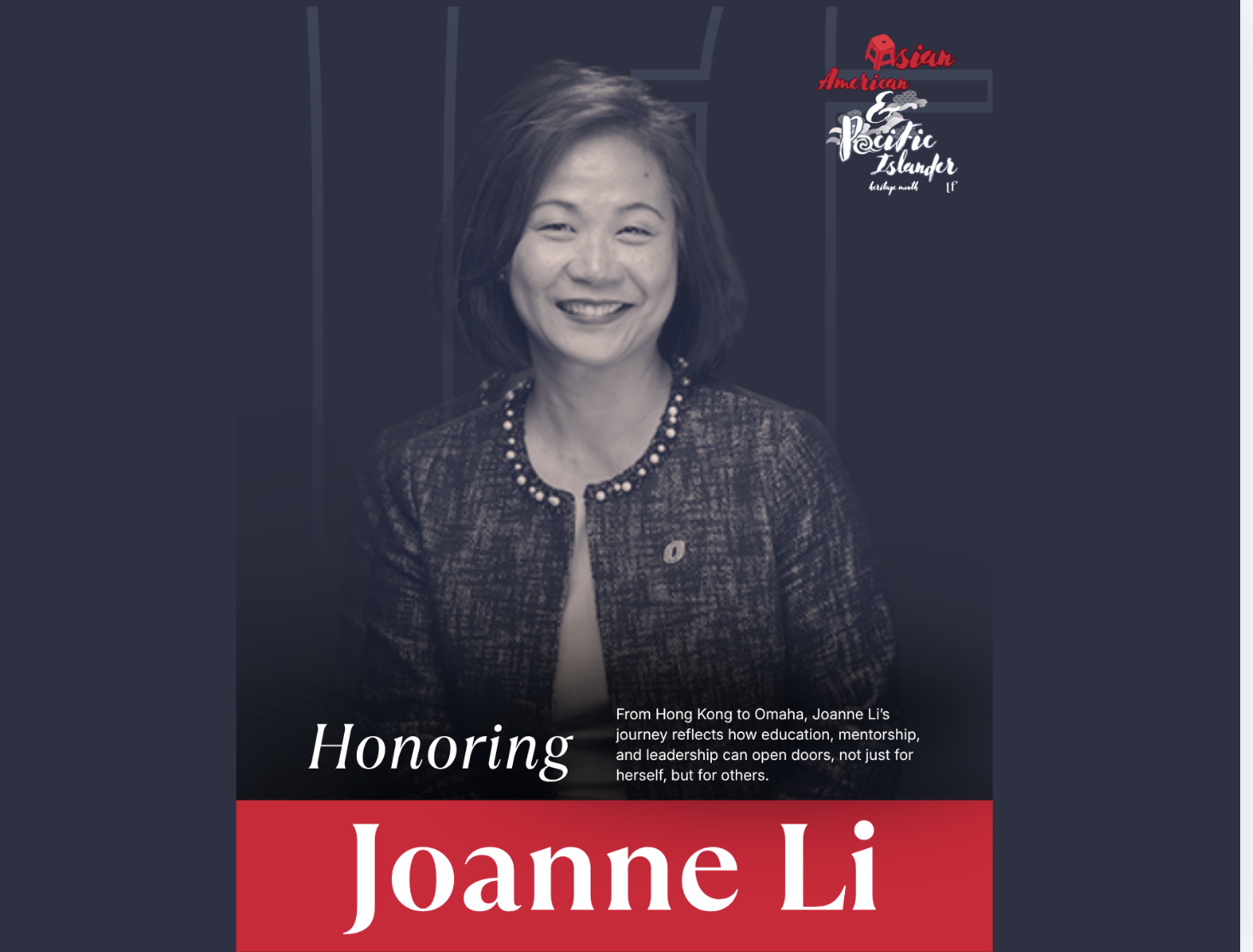 From Hong Kong to Chancellor: How Joanne Li Rewrote the Rules of Leadership at UNO