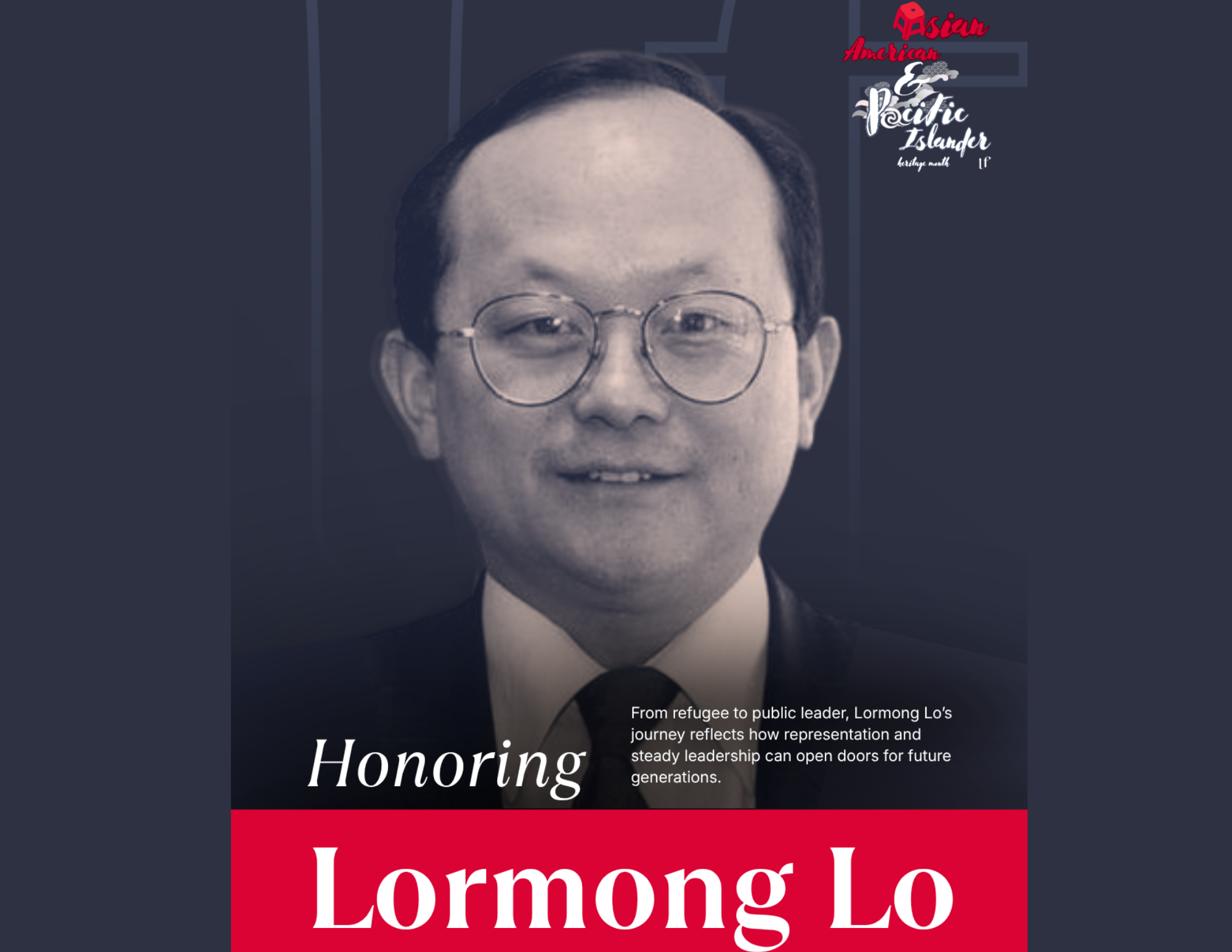A Seat at the Table: Lormong Lo’s Journey from Refugee to Civic Leader