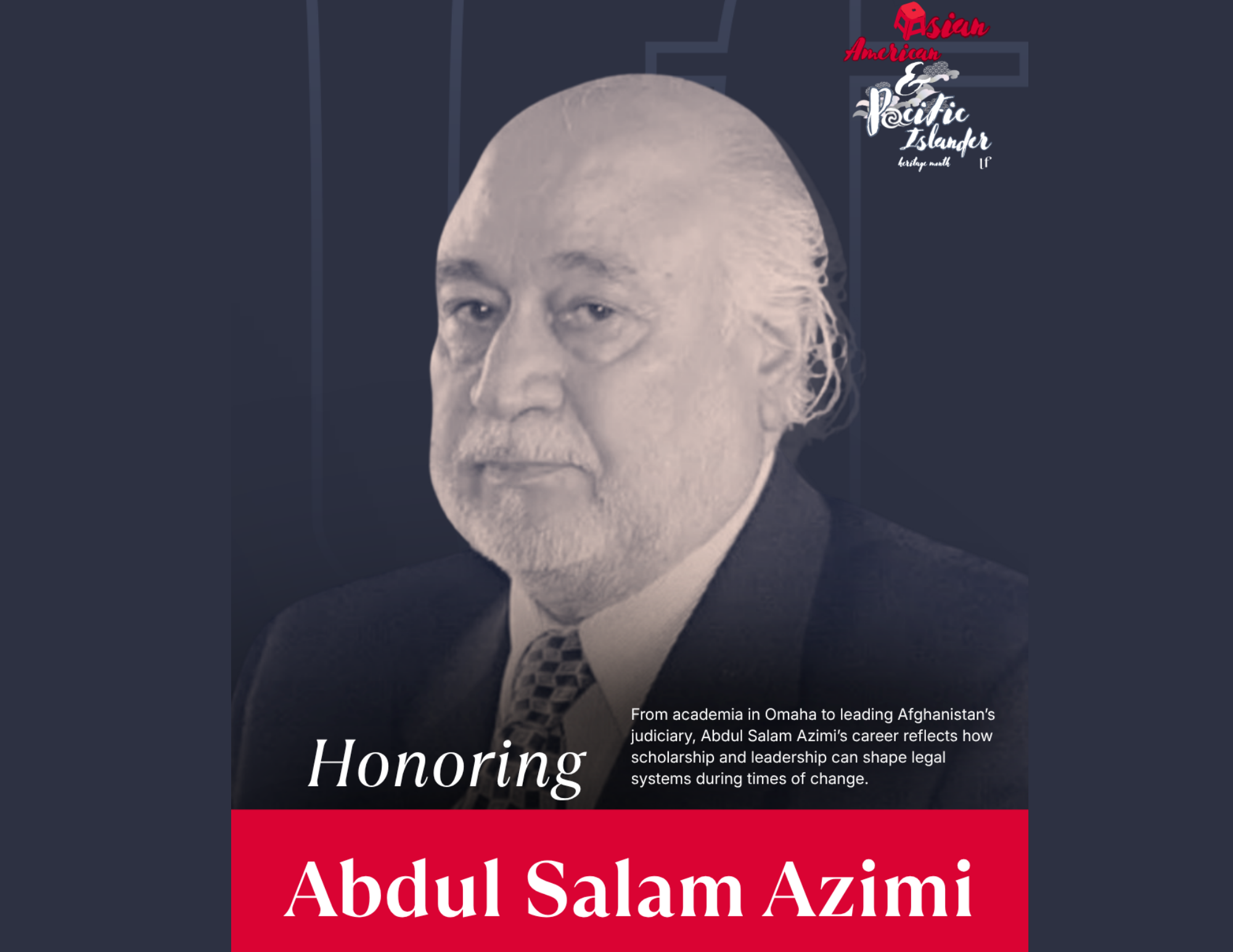 How Abdul Salam Azimi Helped Shape Afghanistan’s Modern Legal System