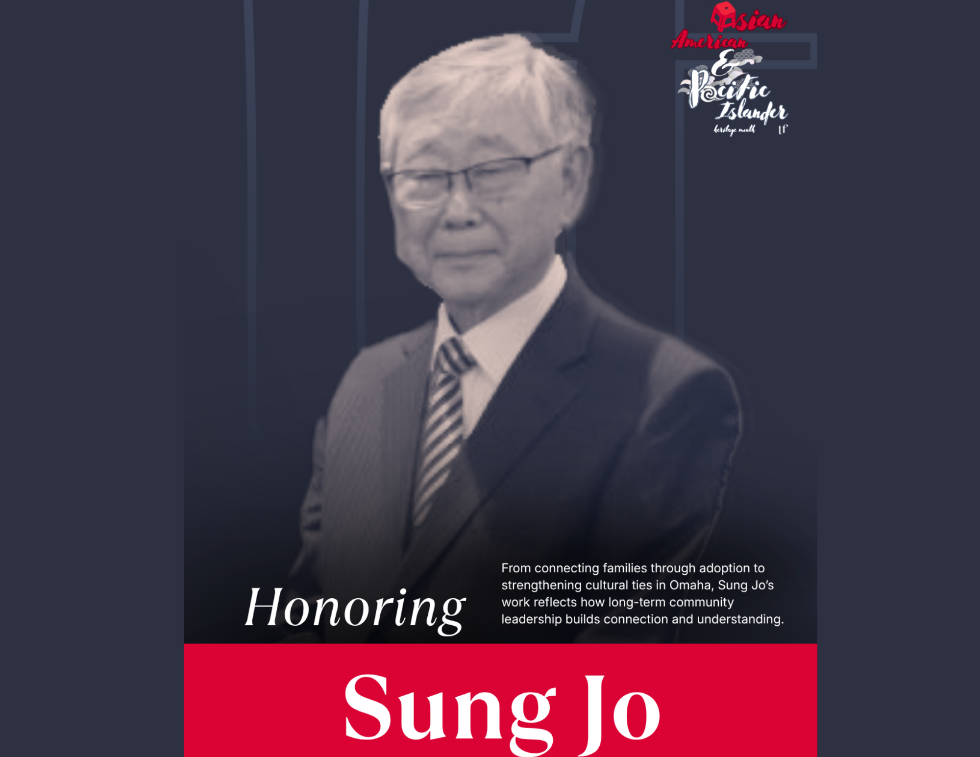 From Seoul to Omaha: Sung Jo’s Lifelong Commitment to Culture and Connection