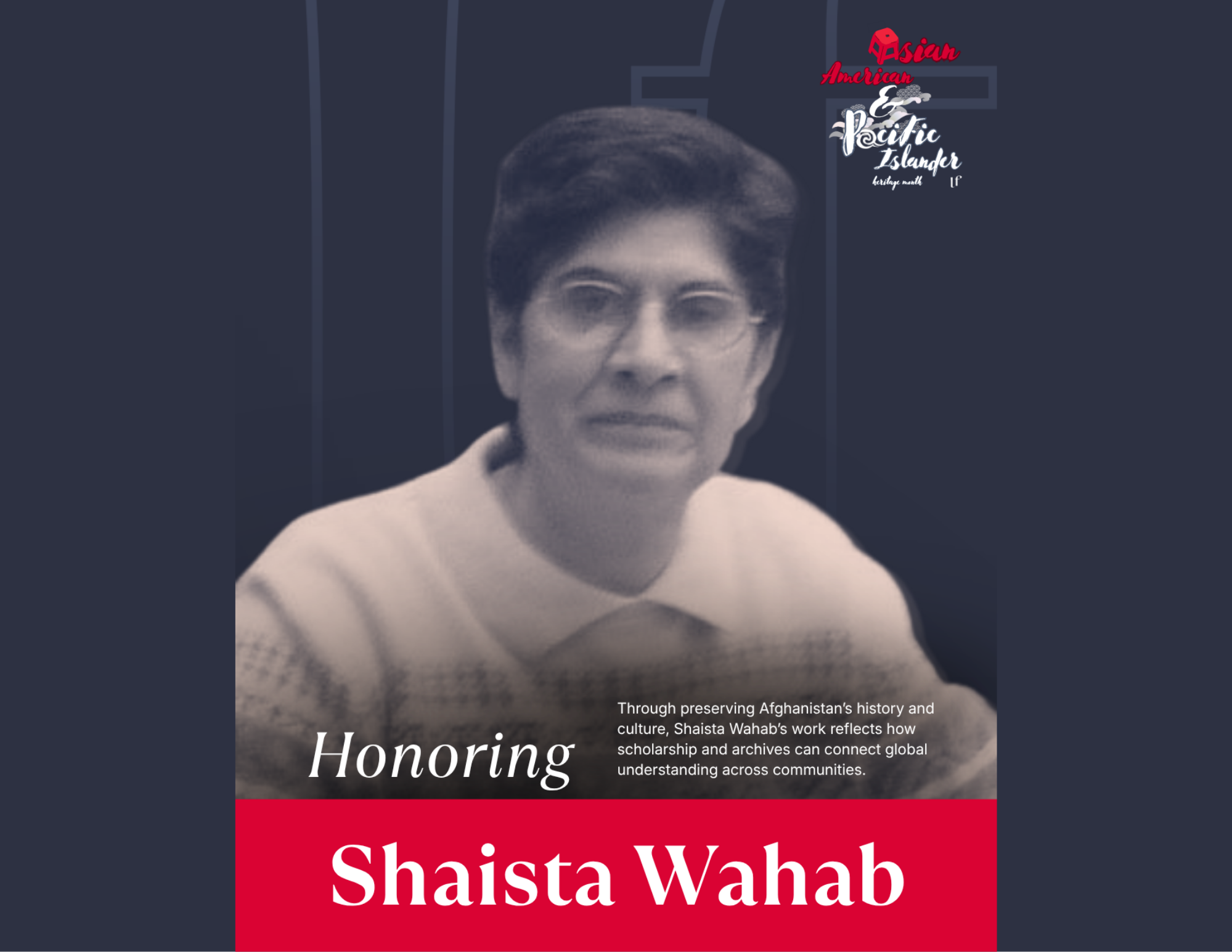 Preserving Afghanistan’s Story: The Lifelong Work of Shaista Wahab