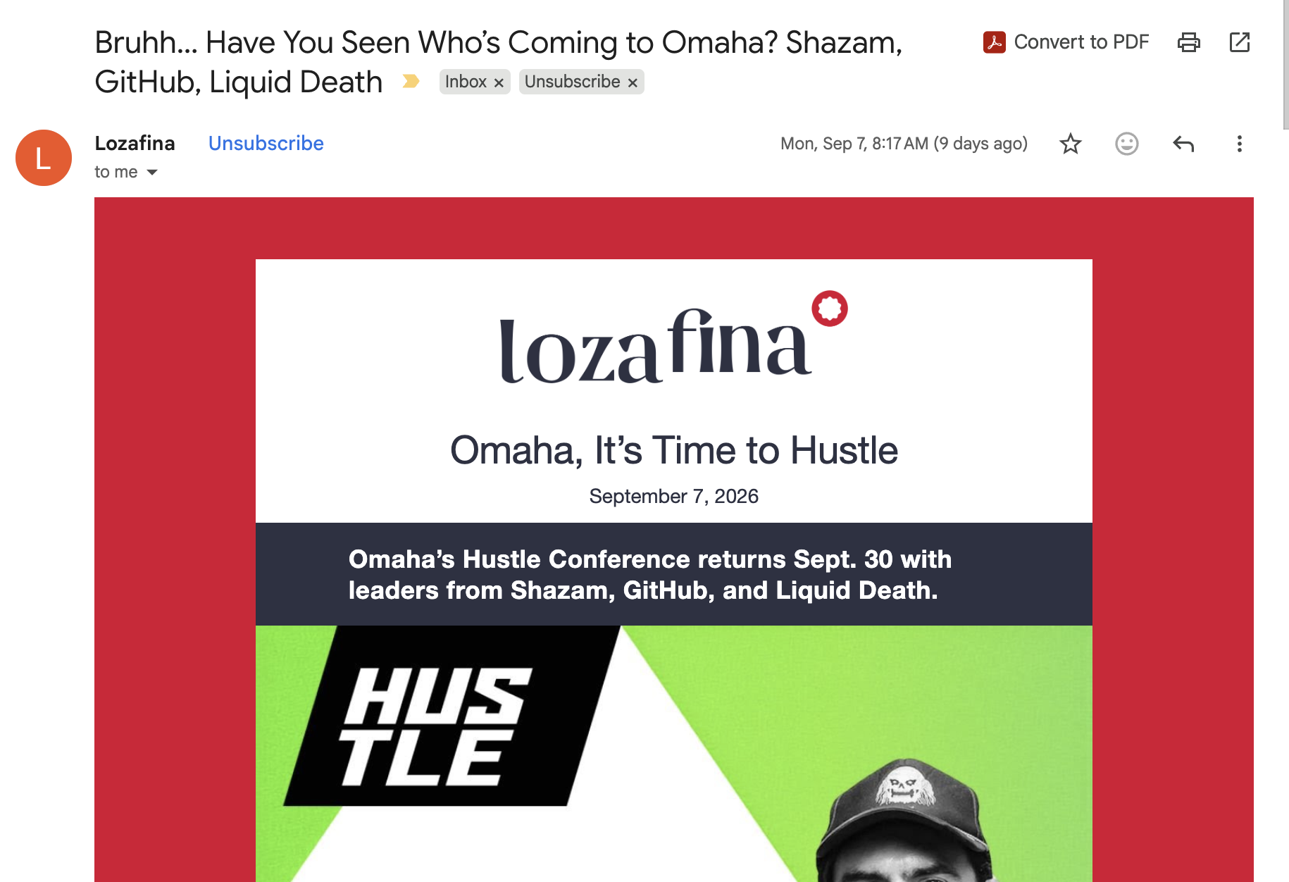 How One Email Campaign Drove More Than 900 Clicks to the Hustle Conference Website