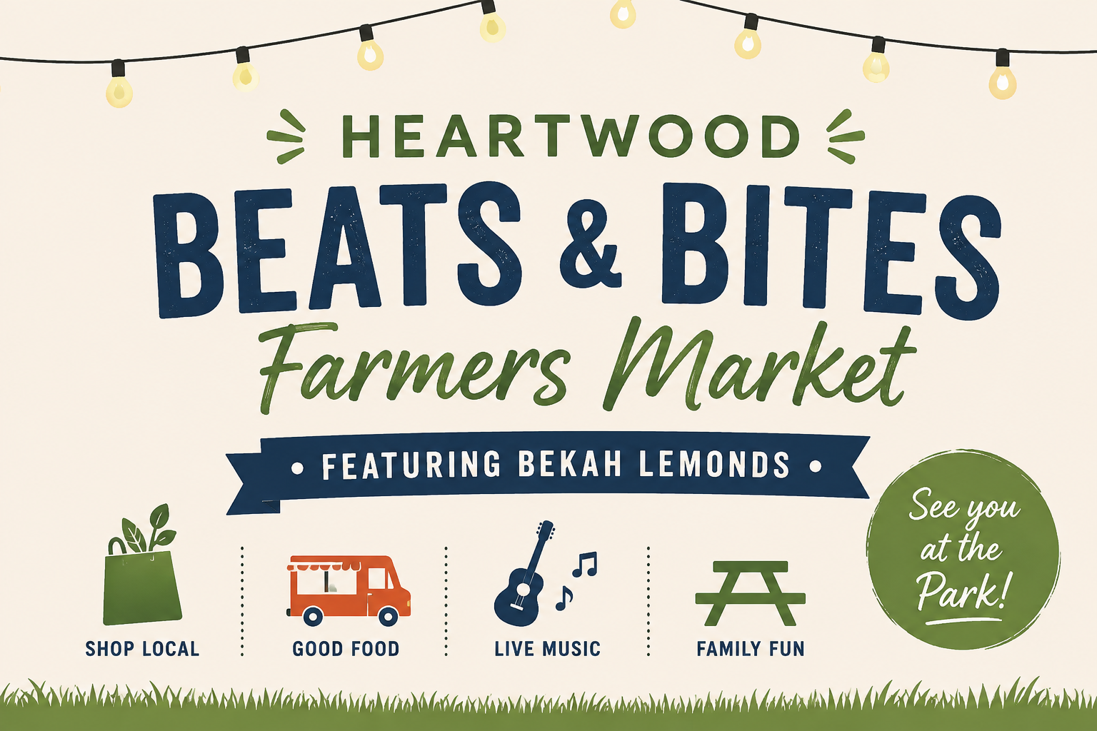 Heartwood Beats and Bites Farmers Market Featuring Bekah Lemonds