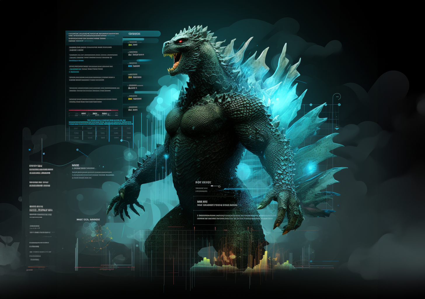 Godzilla + Fabric = sant