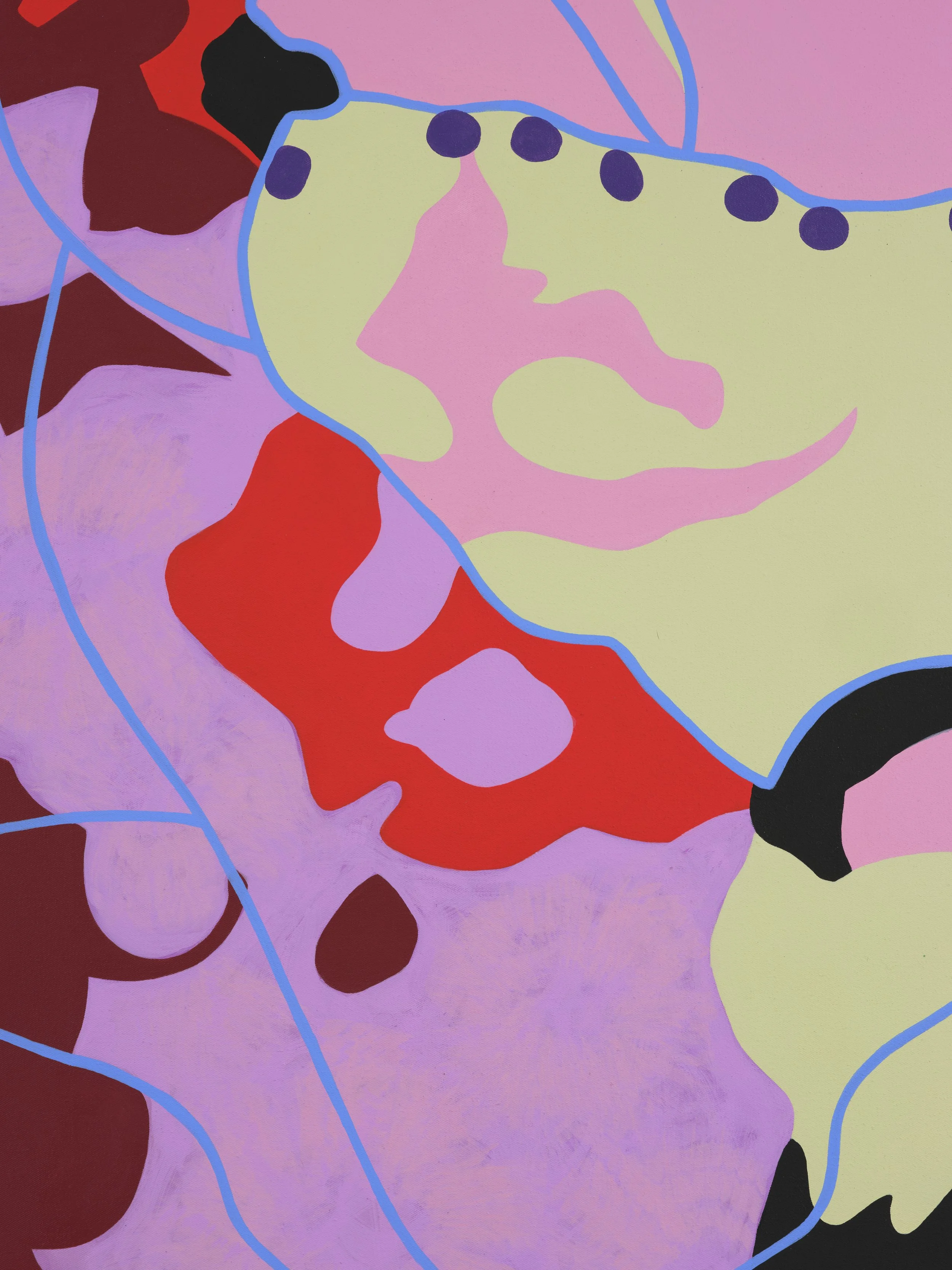 Festoon ( détail ), 2023, 90x80 cm