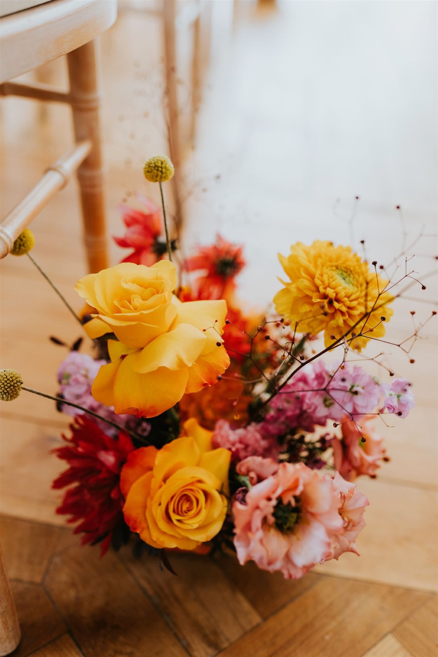 pelham house sussex florist wedding aisle flower bowl.jpg