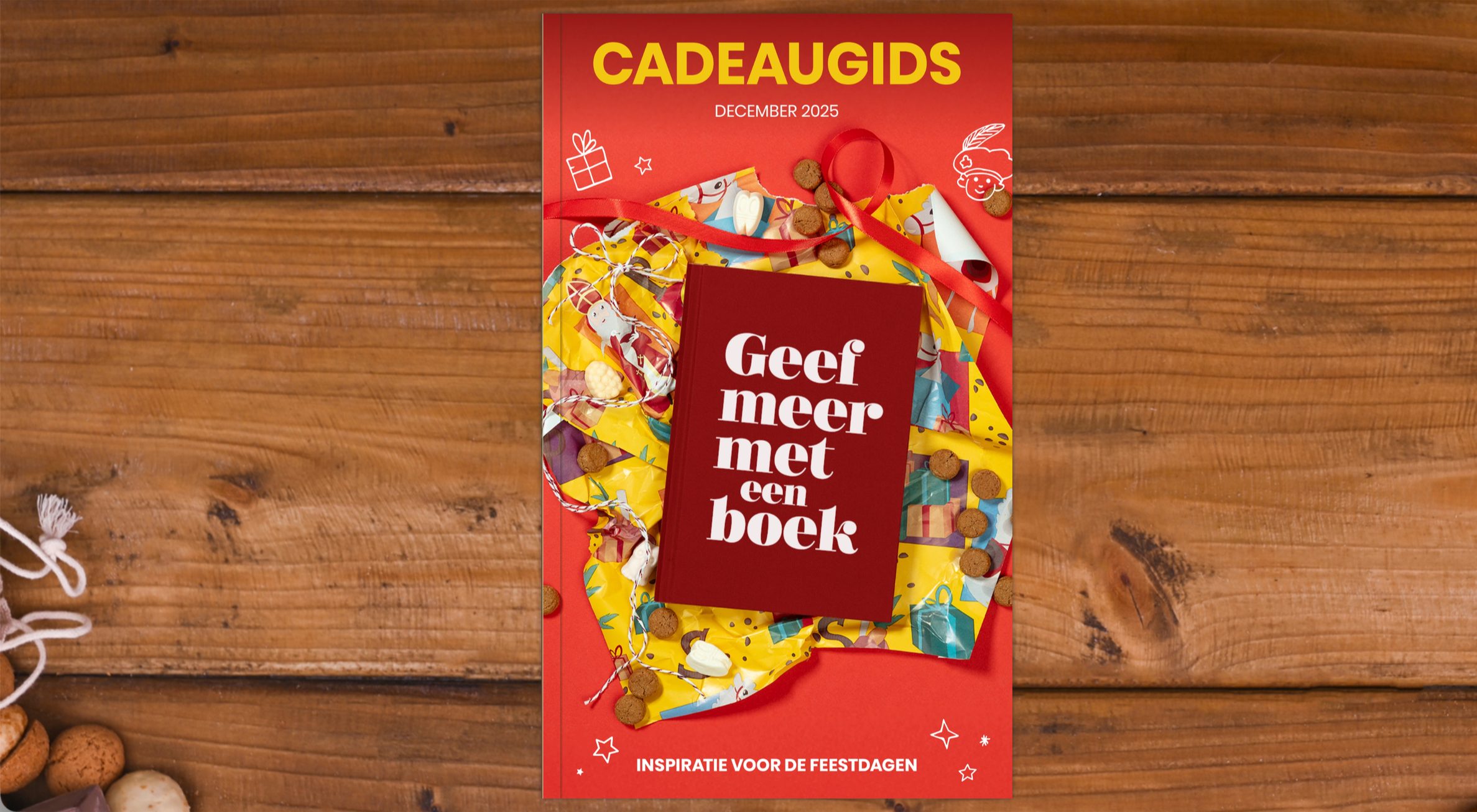 Hebban Cadeaugids Sinterklaas Geef meer met een boek Ontwerp Grafiska