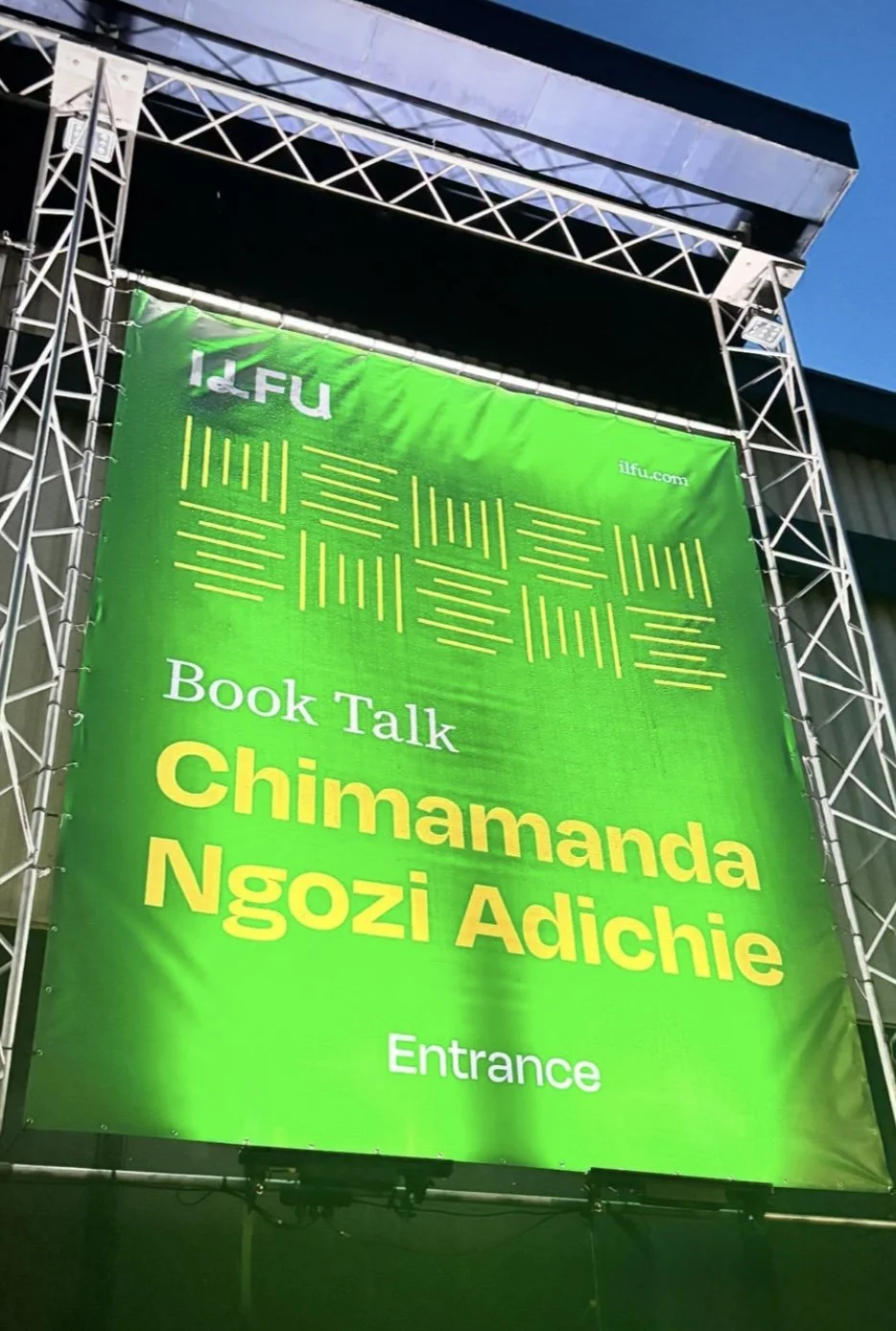 ILFU International Literature Festival Utrecht Chimamanda Ngozi Adichie Grafisch Ontwerp Grafiska