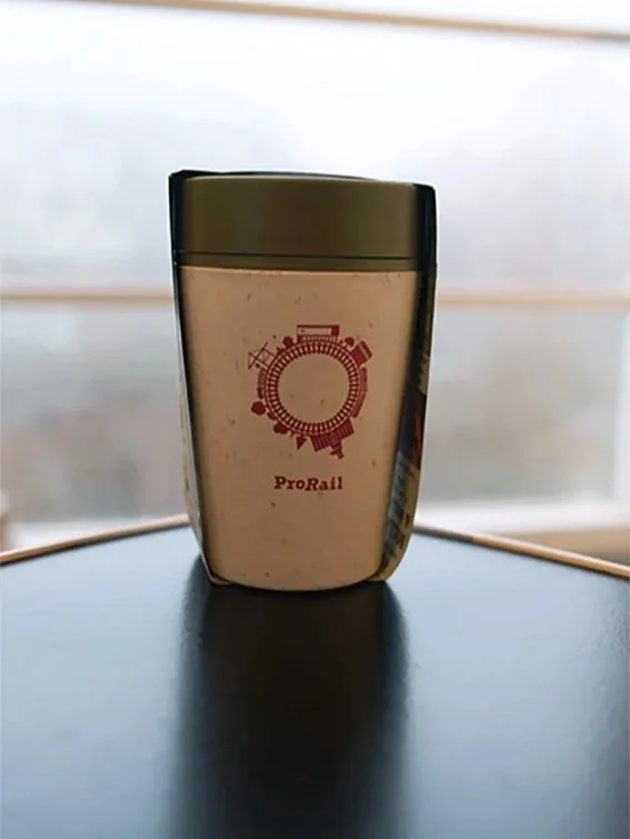 Beker ProRail ontwerp Grafiska Relatiegeschenk