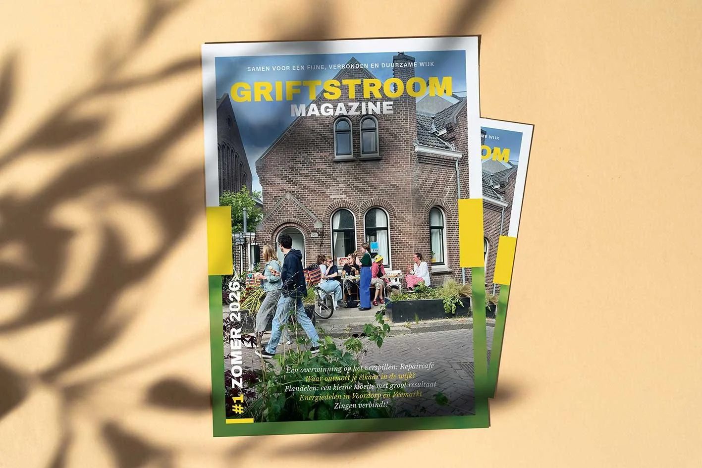 Griftstroom magazine ontwerp Grafiska
