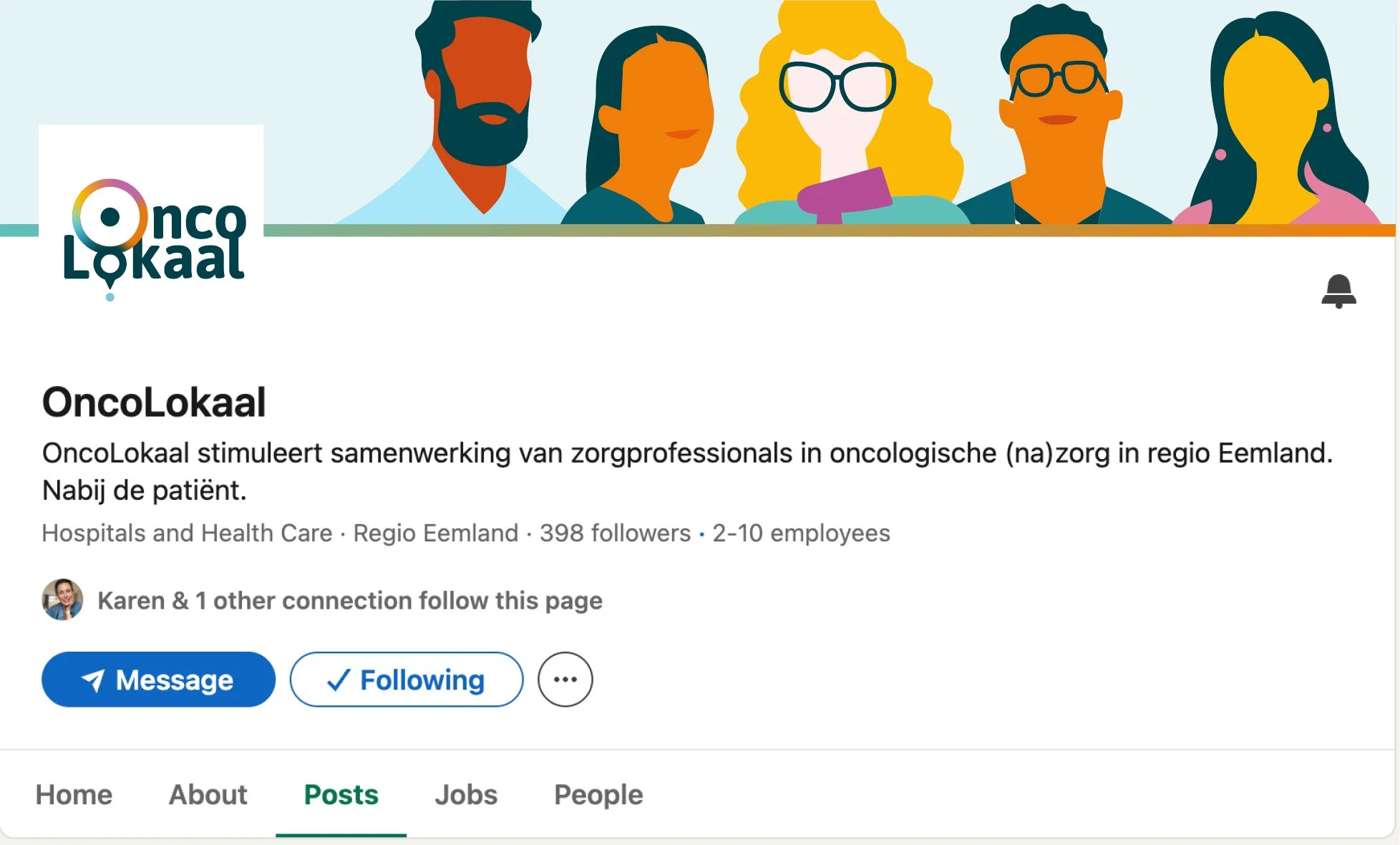 Grafiska Huisstijl grafisch ontwerp OncoLokaal LinkedIn