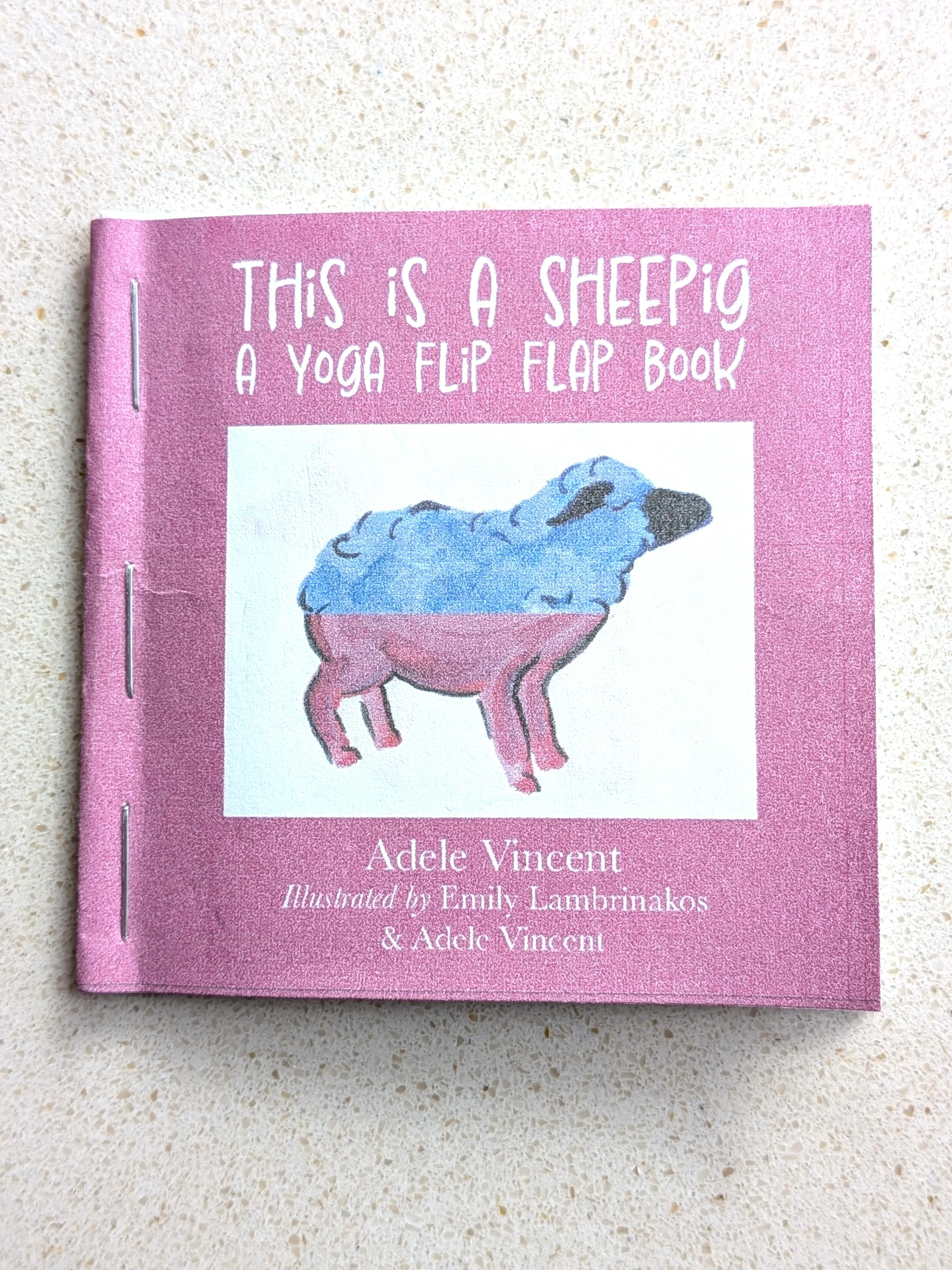 Tiny Yoga Book downloadable series — 'This is a Sheepig: A Yoga Flip Flap Book'