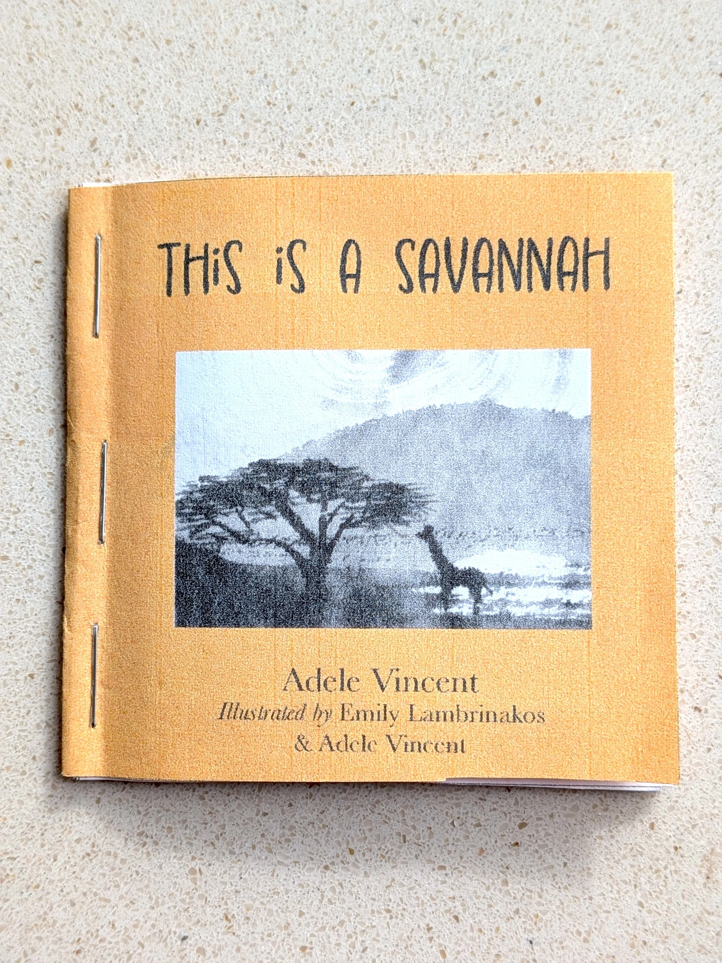 Tiny Yoga Book downloadable series — 'This is a Savannah'