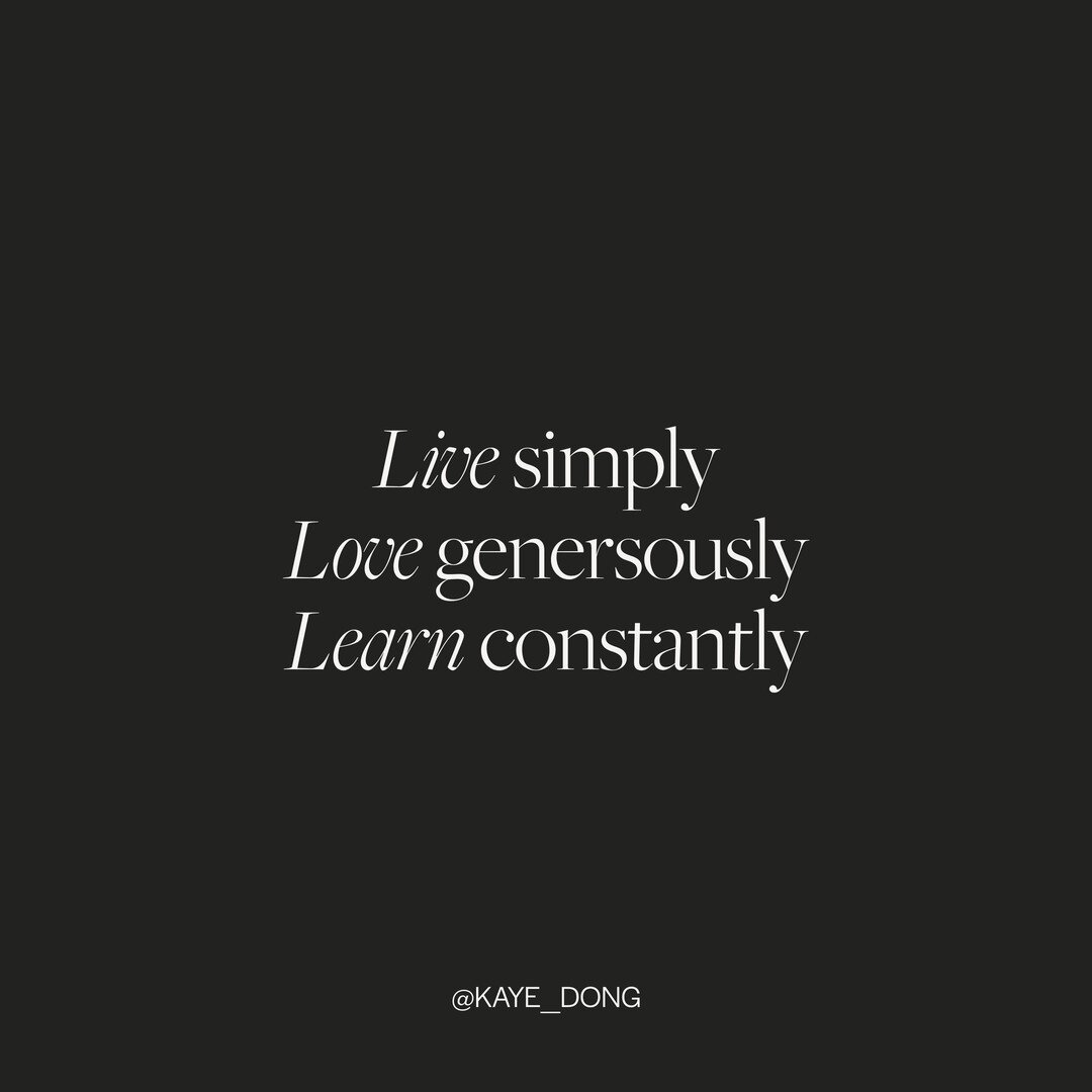 Life mottos/ethos/philosophies are important and help us think in line with our purpose.
What are some of yours? 
Share below 👇

#lifewelllived #liveinharmony #purposedrivenlife