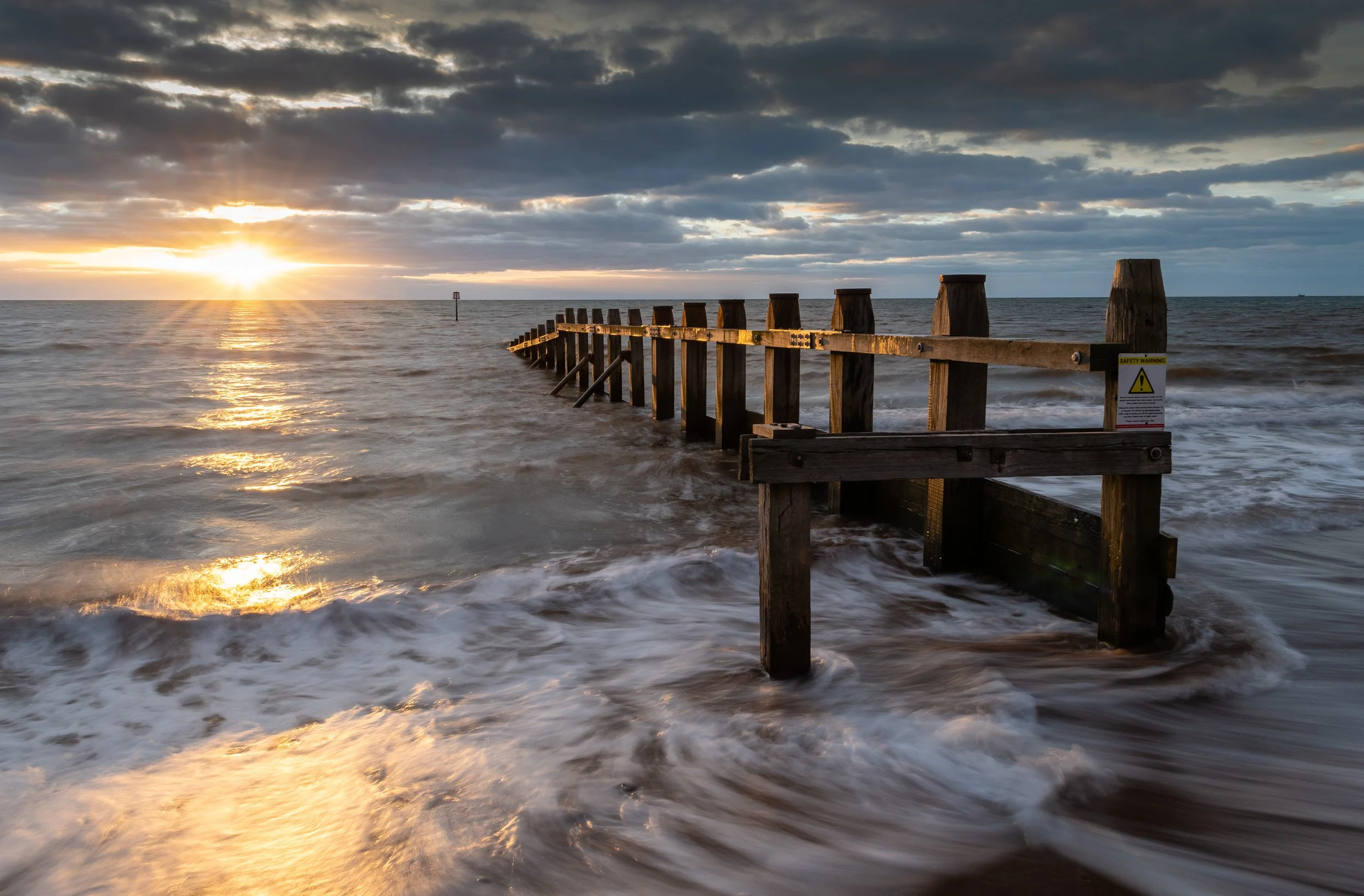 Dawlish Warren Beach at sunrise, Devon