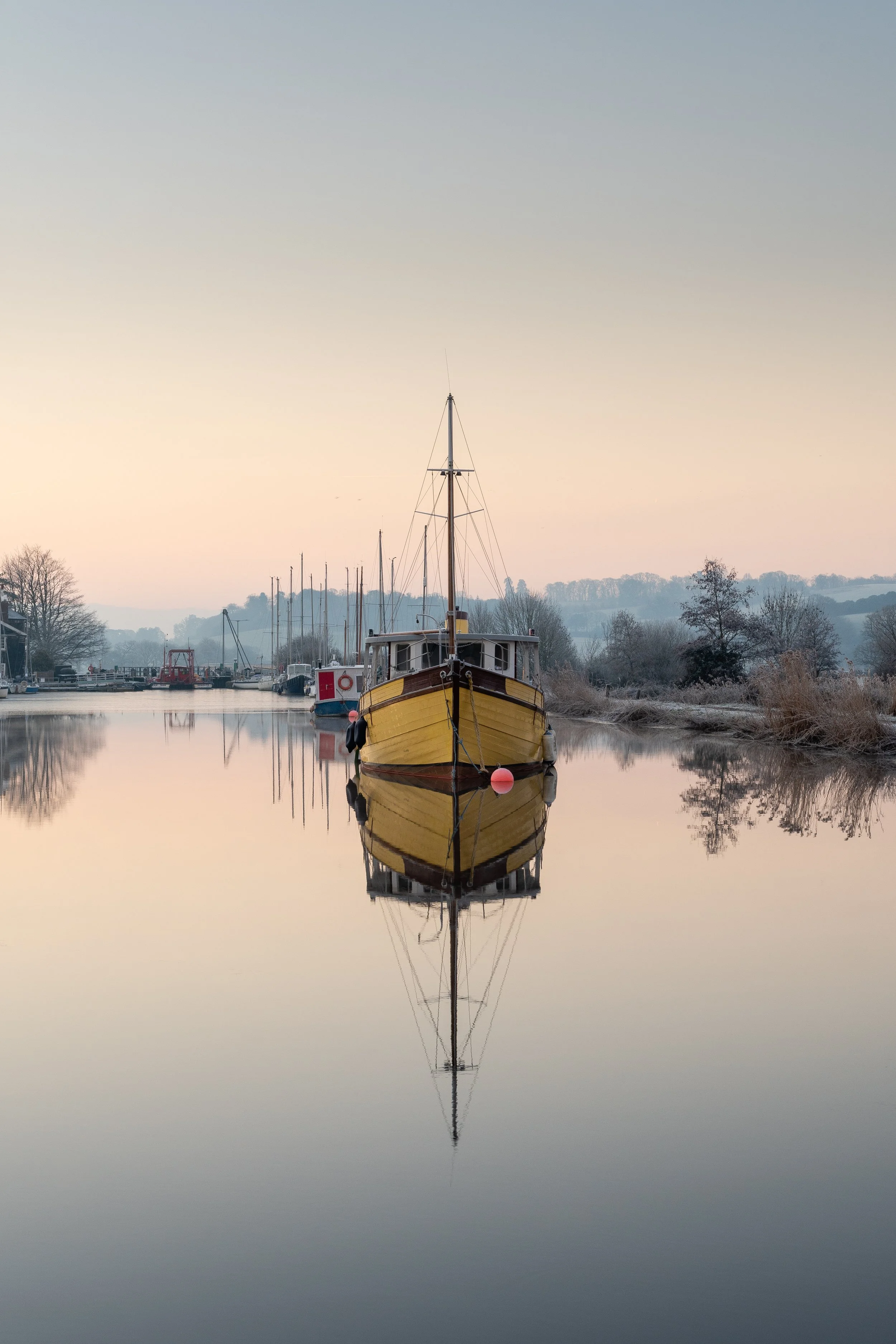 Early morning at Turf Lock, Turf Hotel, Exeter