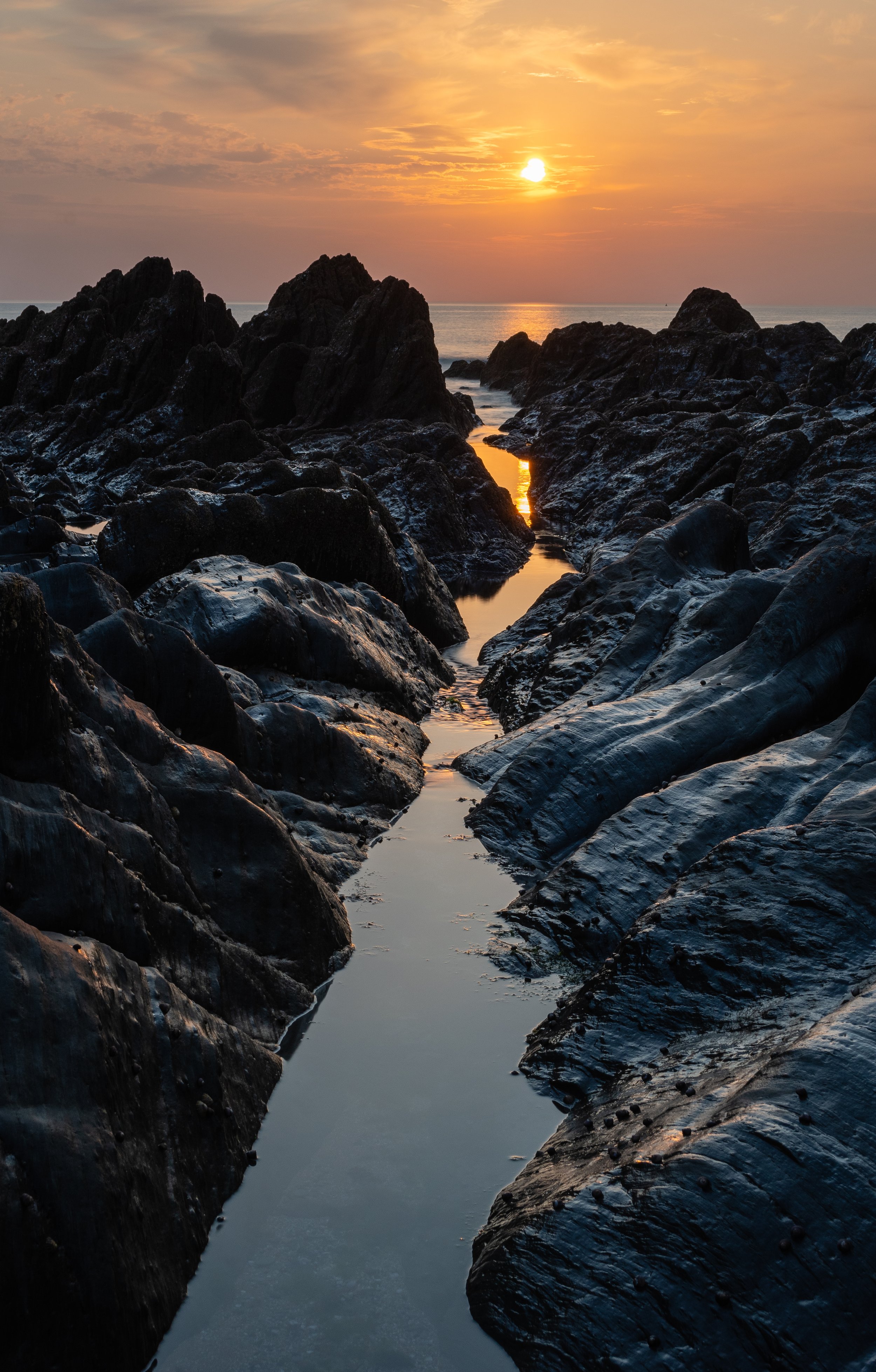 Sunset at Woolacombe, Devon