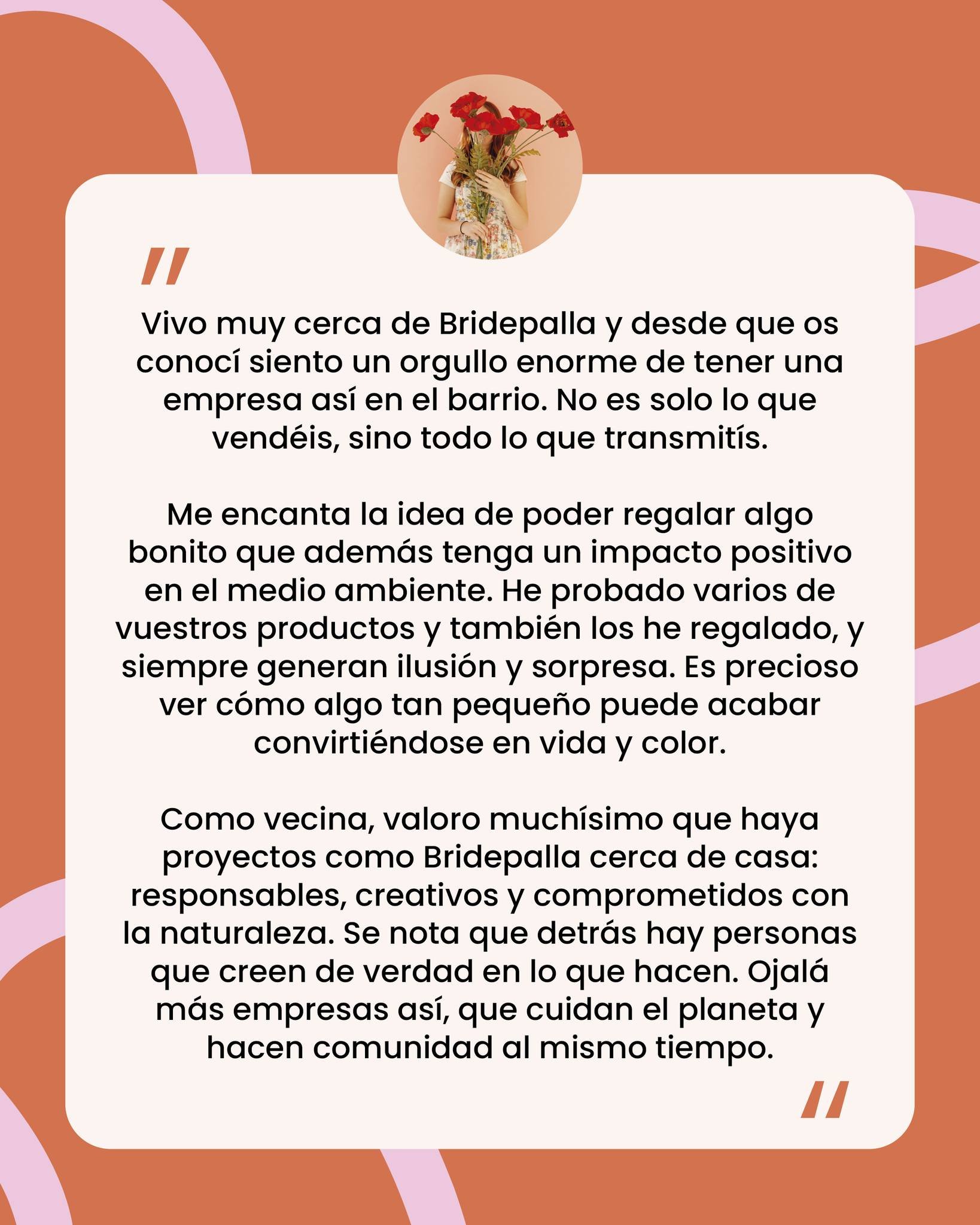 Gracias de coraz&oacute;n por rese&ntilde;as tan bonitas como &eacute;sta, de nuestra vecina misteriosa. (Si lo ves, ven a visitarnos cuando quieras, estaremos encantados de conocerte ✨).

Leer vuestras palabras nos llena de emoci&oacute;n y nos recu