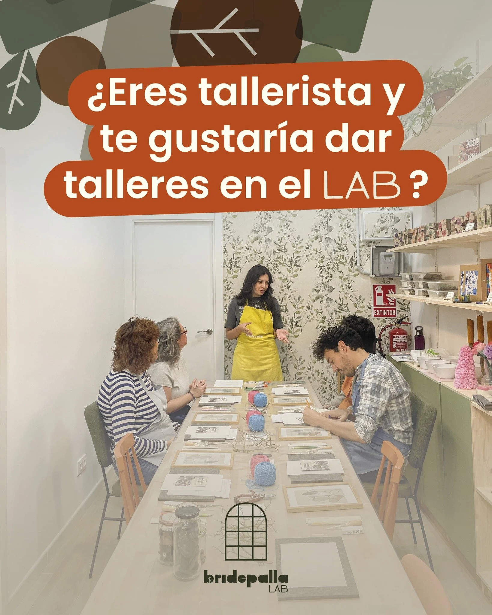Creemos en el poder de aprender con las manos en la tierra 🌱
&iexcl;Arriba la inteligencia artesanal!
Si eres tallerista y necesitas un local para impartir talleres, nuestro LAB puede ser tu sitio. &iexcl;Convi&eacute;rtete en residente!
Talleres, c