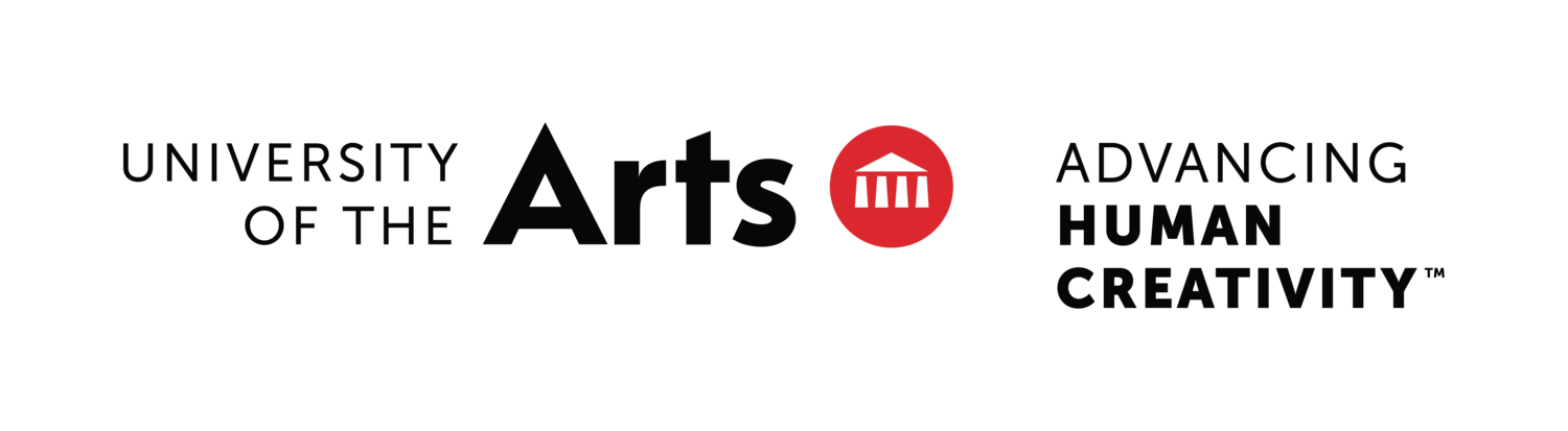 Graphic Text (UArts logo) with the words "Advancing Human Creativity"