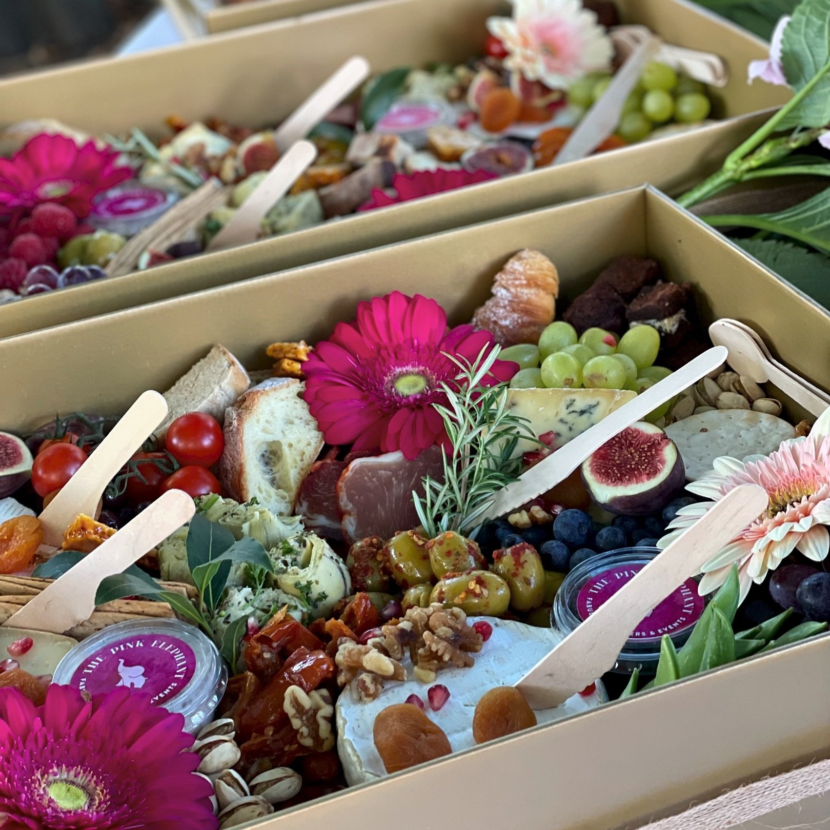 Our Summer Platter Boxes are back and we are ready for a busy summer ahead. Our platter boxes can be styled to suit any occasion be it a gathering with friends, family or even your corporate picnic day!

These can be ordered directly through the plat