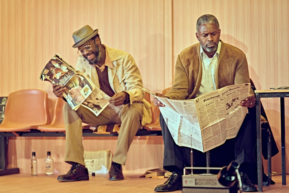 Sule Rimi as Turnbo and Wil Johnson as Becker in Jitney at The Old Vic (47).jpg