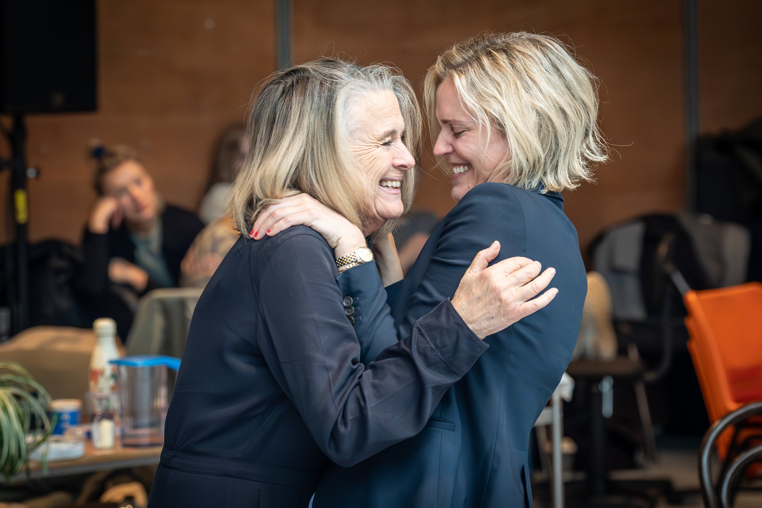 Sinéad Cusack  and Denise Gough in rehearsals for People, Places & Things in the West End. Credit Marc Brenner. -2376.jpg