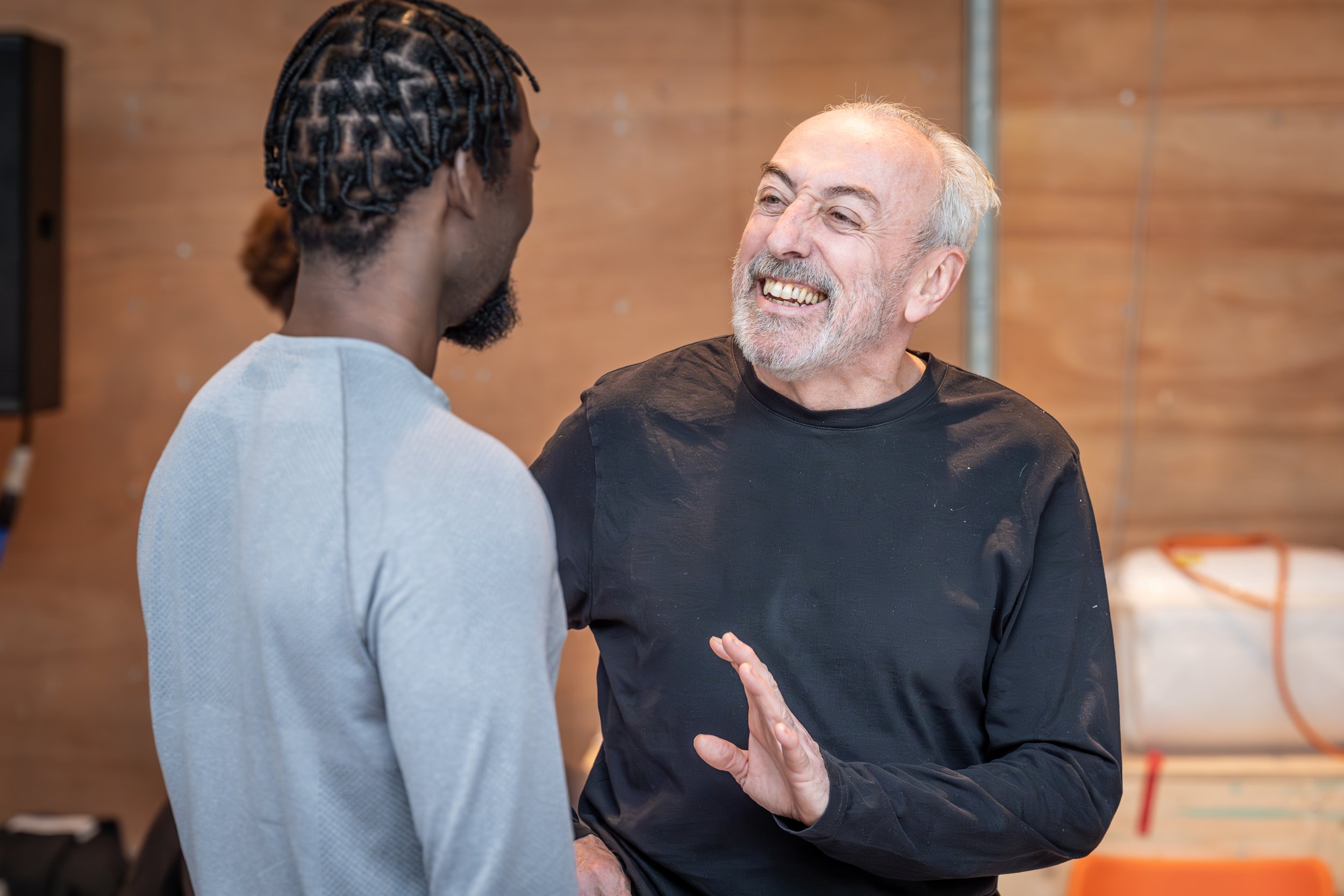 Malachi Kirby and Kevin McMonagle in rehearsals for People, Places & Things in the West End. Credit Marc Brenner. -322.jpg