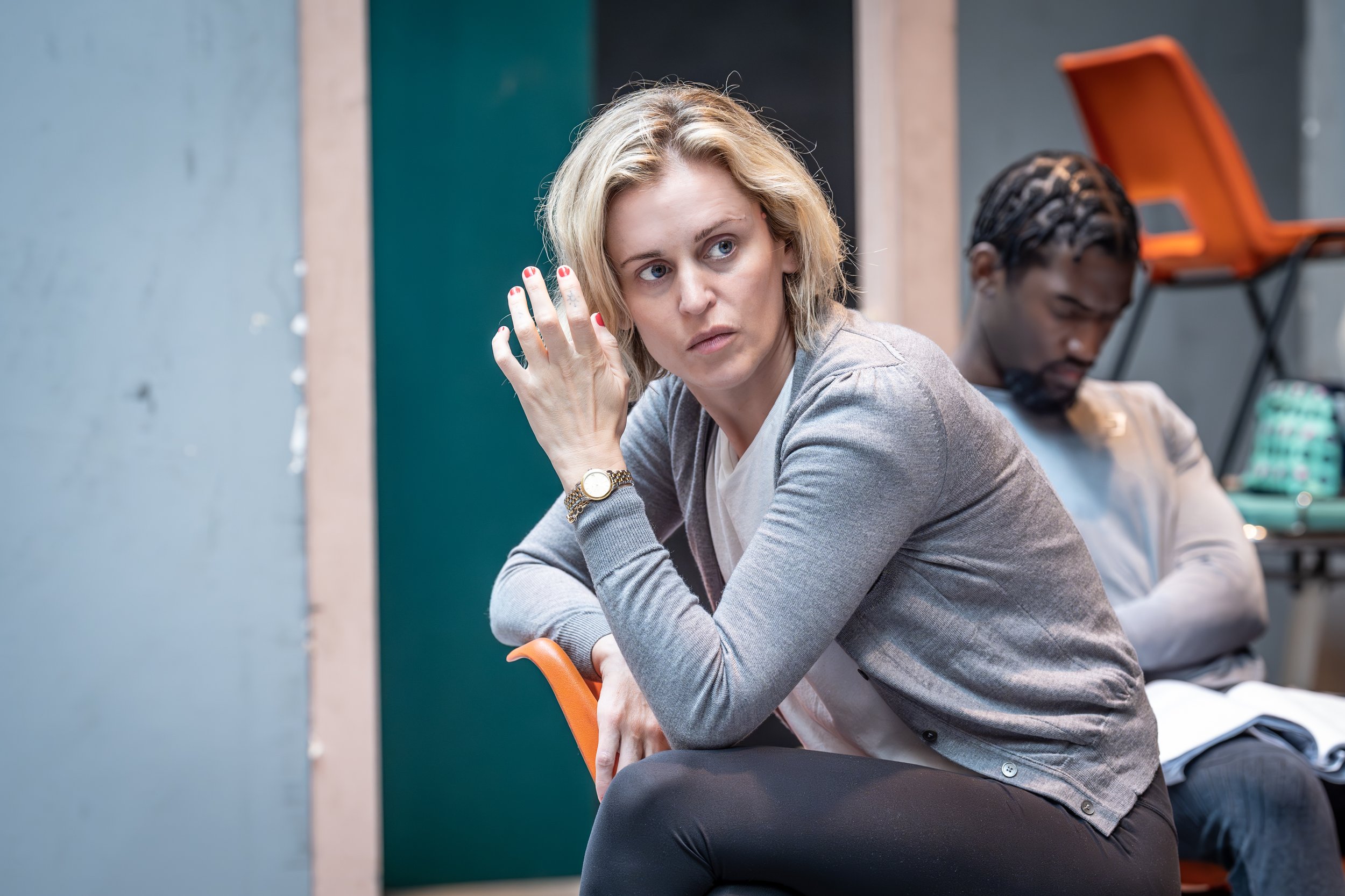 Denise Gough in rehearsals for People, Places & Things in the West End. Credit Marc Brenner. - 255.jpg
