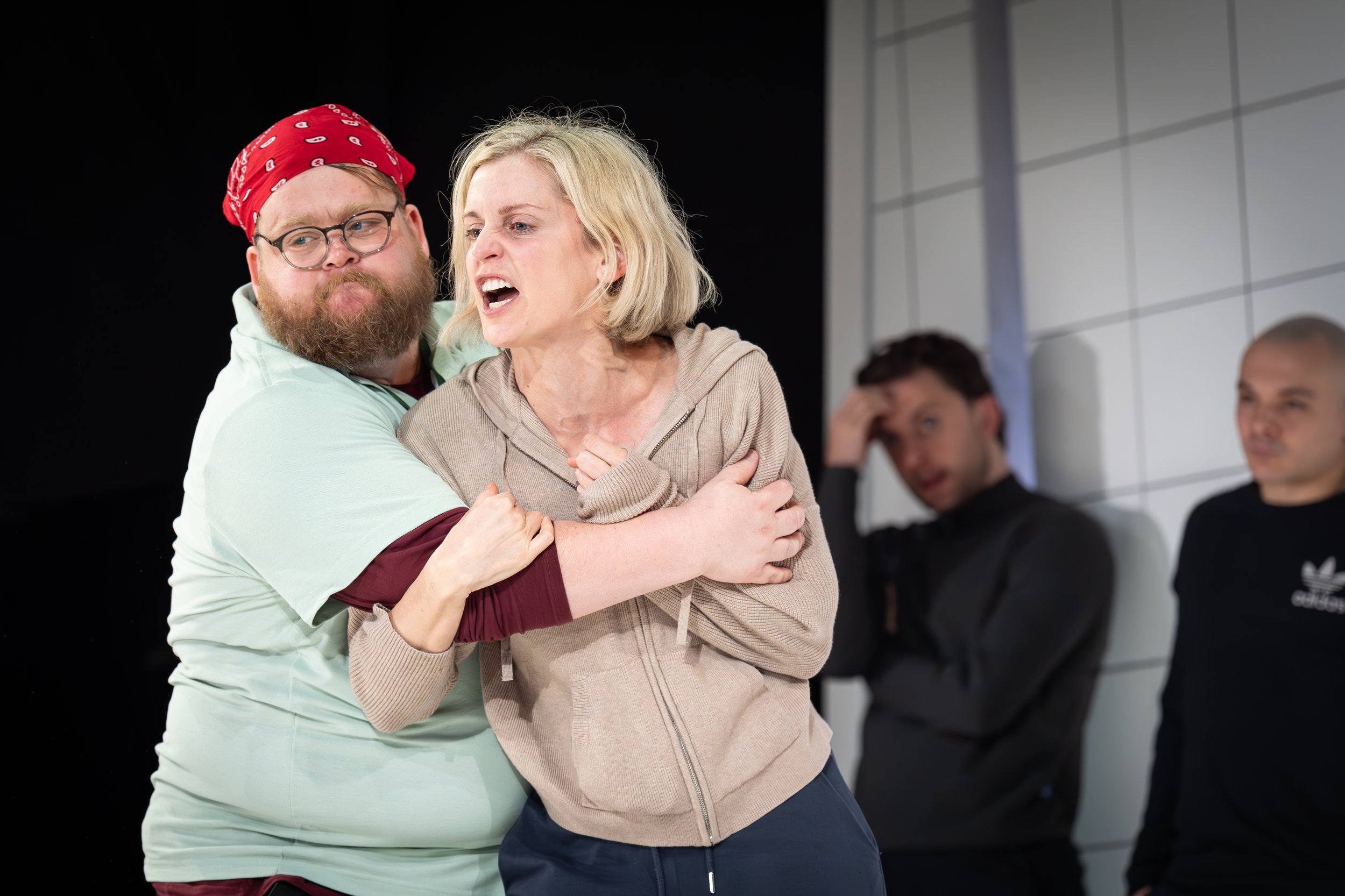 Danny Kirrane as Foster and Denise Gough as Emma in People, Places & Things in the West End. © Marc Brenner -907.jpg