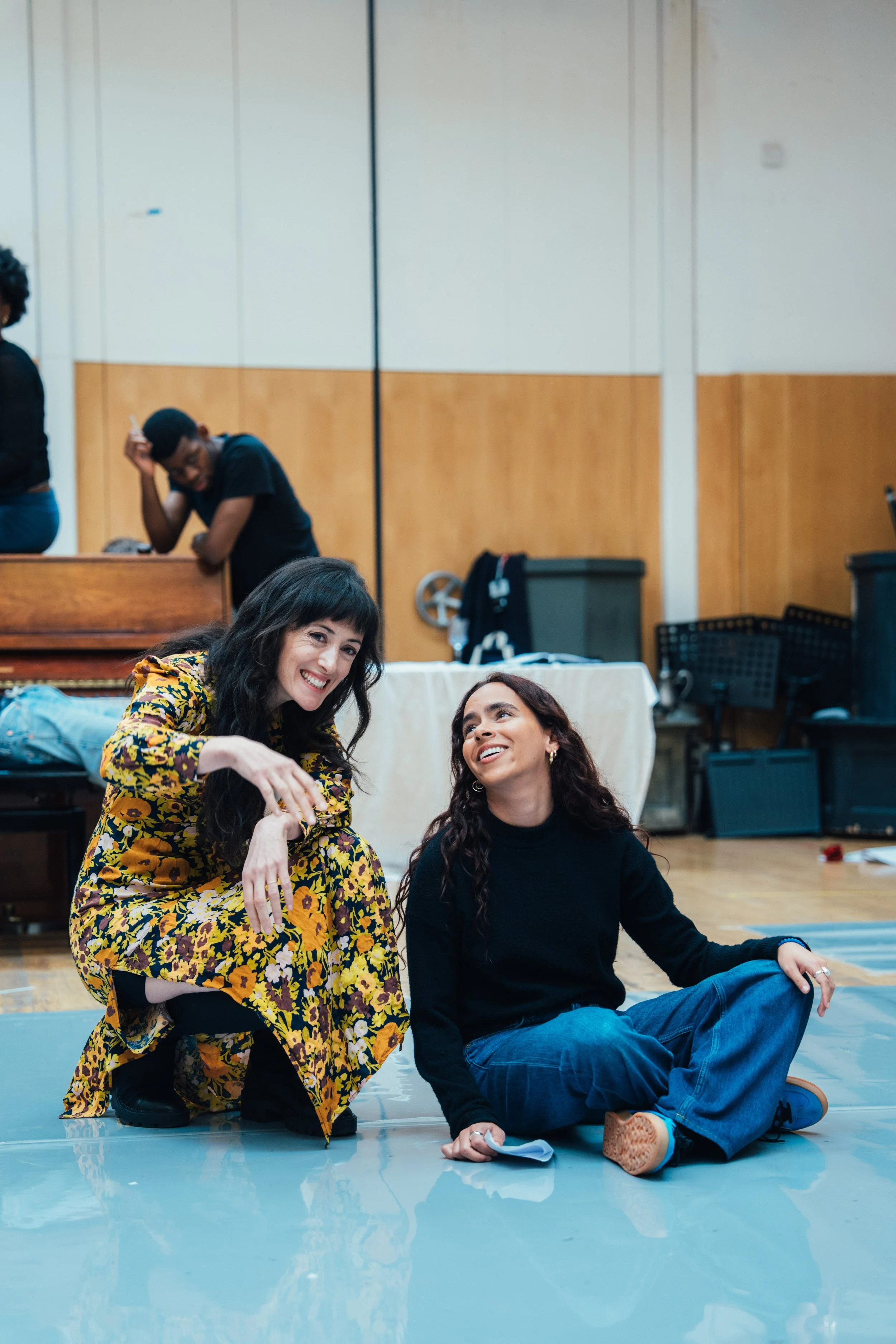 A Midsummer Nights Dream_Globe WS25 Rehearsals_Helen Murray_61 - Hedydd Dylan, Pria Kalsi.jpg