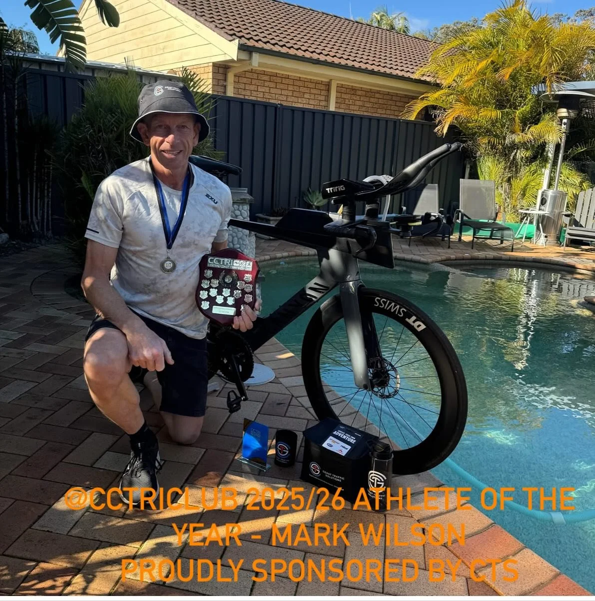 @coasttrafficsolutions is proud to announce Mark Wilson as 2025/26 season CTS Athlete of the Year for @centralcoasttriathlonclub. What an outstanding achievement. Congratulations 🙌 🏊&zwj;♂️ 🚲 🏃&zwj;♂️