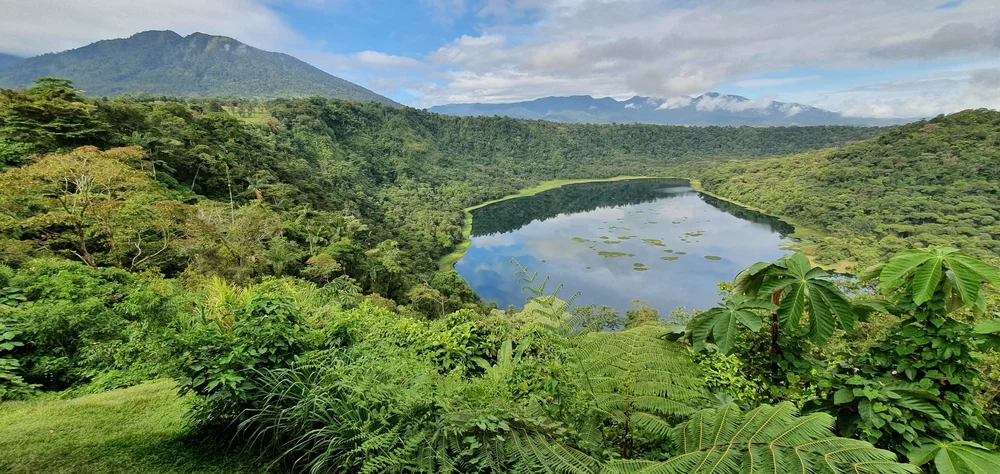 Laguna Hule crater lake