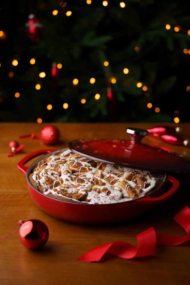 Ρολά gingerbread με γλάσο cream cheese