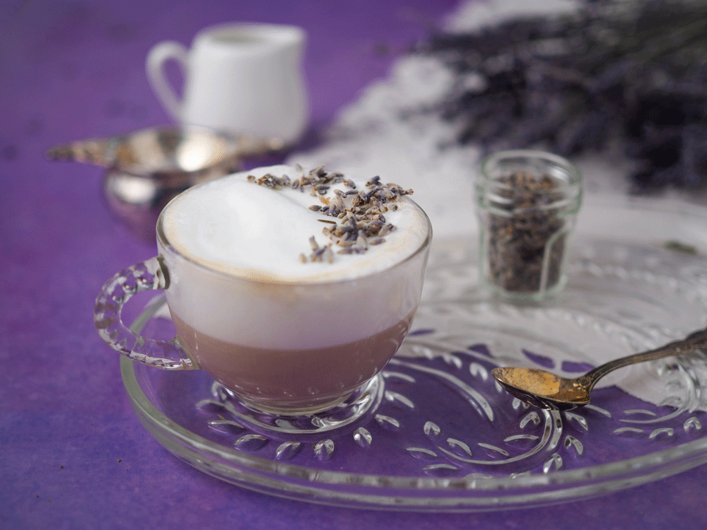 London fog latte με τσάι Earl Grey και λεβάντα
