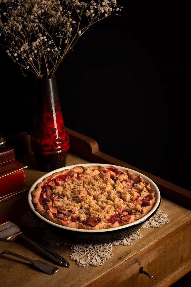 Cranberry pie με κραμπλ (Copy)