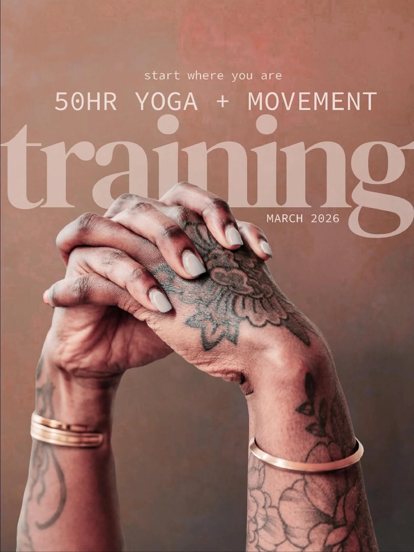 beginnings matter 🌀
This March, we’re welcoming Ro Nwosu (@wildroga) to the studio to lead her 50-Hour YOGA + MOVEMENT FOUNDATIONS teacher training — a soulful starting point for anyone ready to learn, lead, or simply love yoga a little