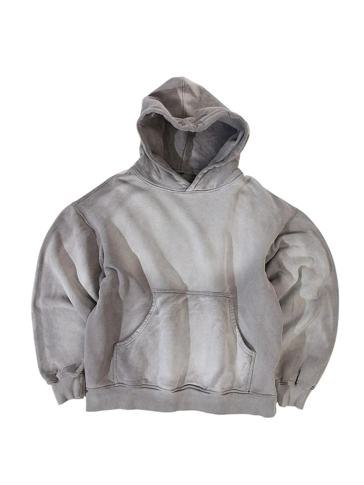 Vintage Washed Grey Hoodie