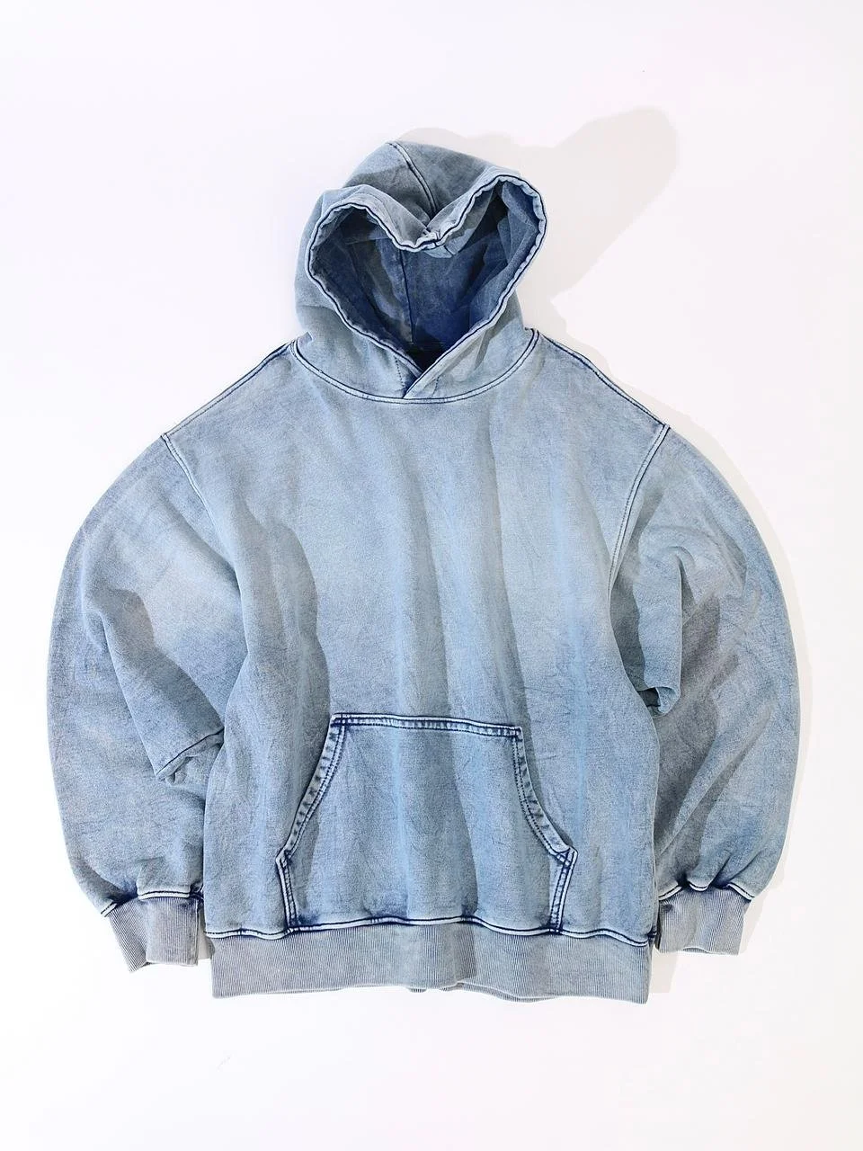 Vintage Denim Hoodie
