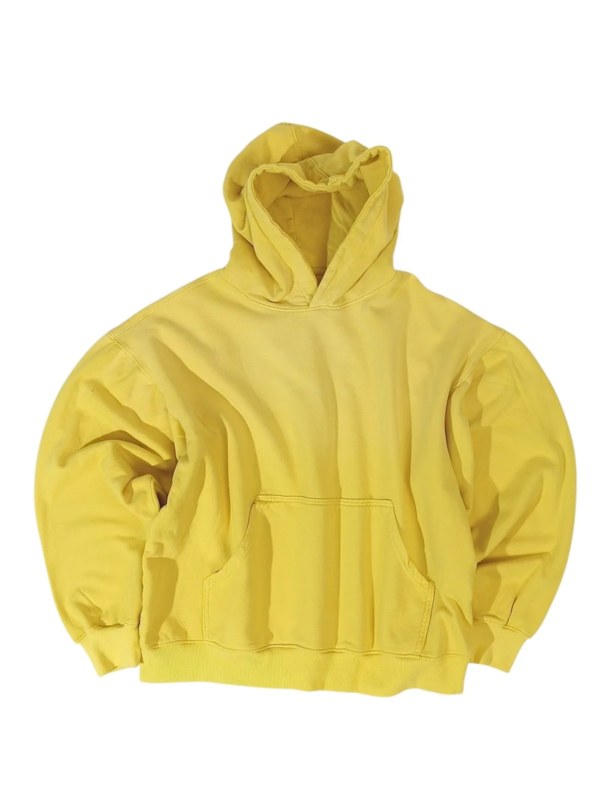 Vintage Washed Yellow  Hoodie