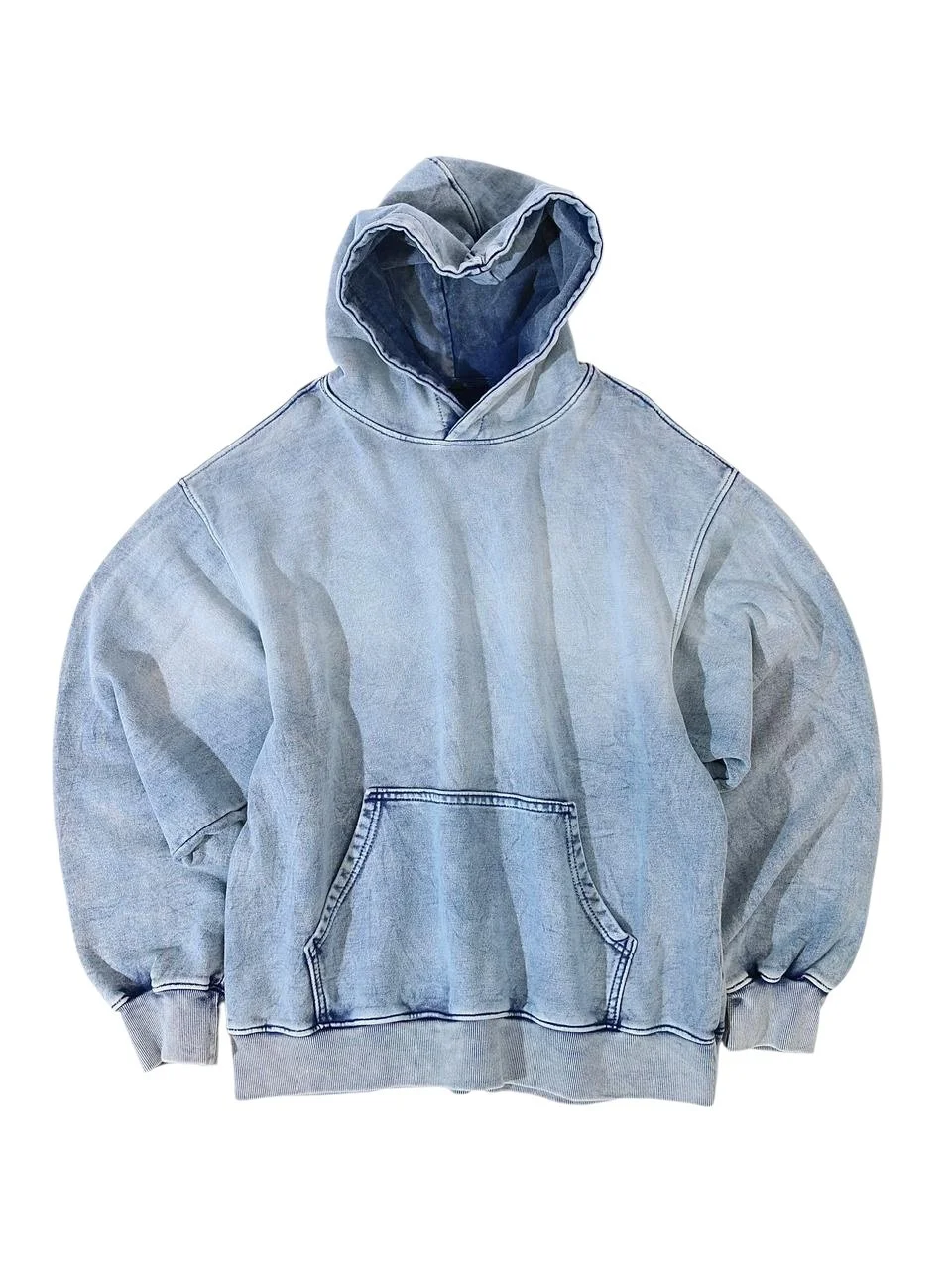 Vintage Denim Hoodie